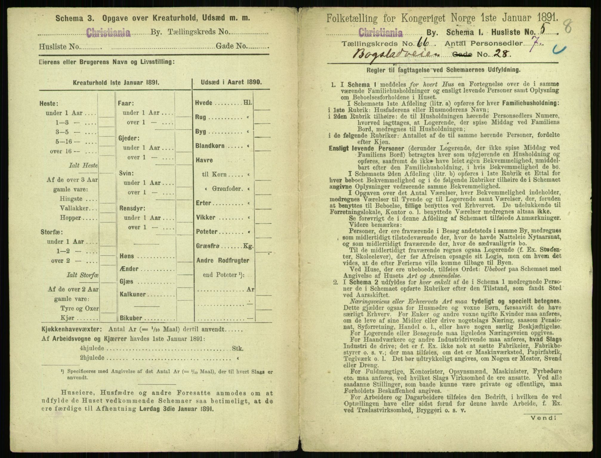 RA, 1891 census for 0301 Kristiania, 1891, p. 35559