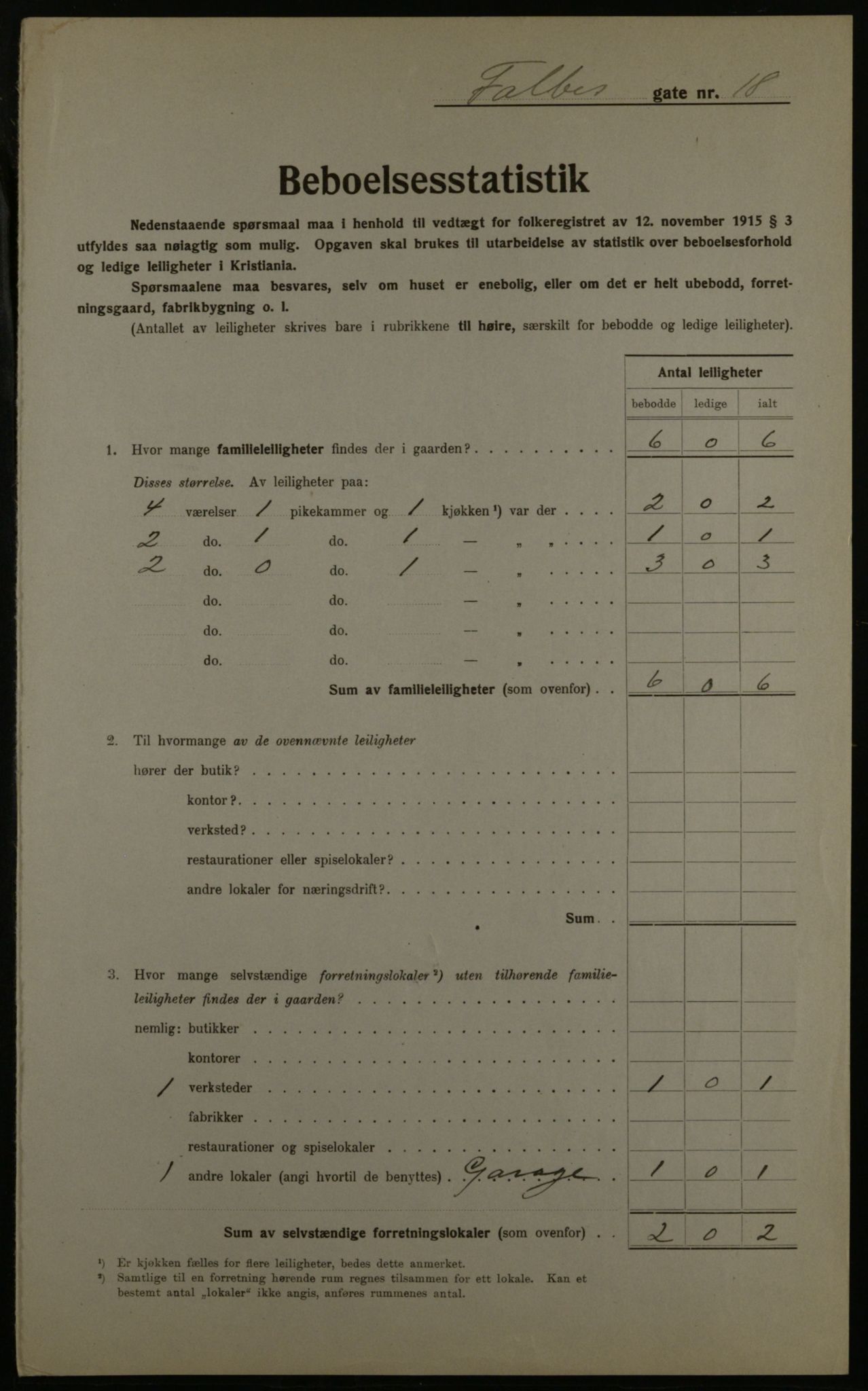 OBA, Municipal Census 1923 for Kristiania, 1923, p. 26239