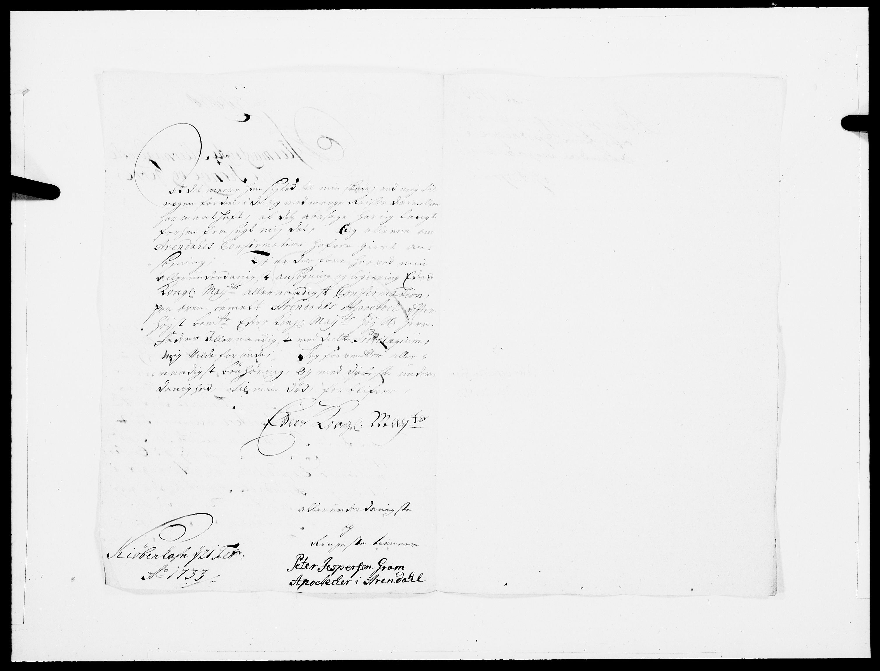 Danske Kanselli 1572-1799, AV/RA-EA-3023/F/Fc/Fcc/Fcca/L0113: Norske innlegg 1572-1799, 1733, p. 132