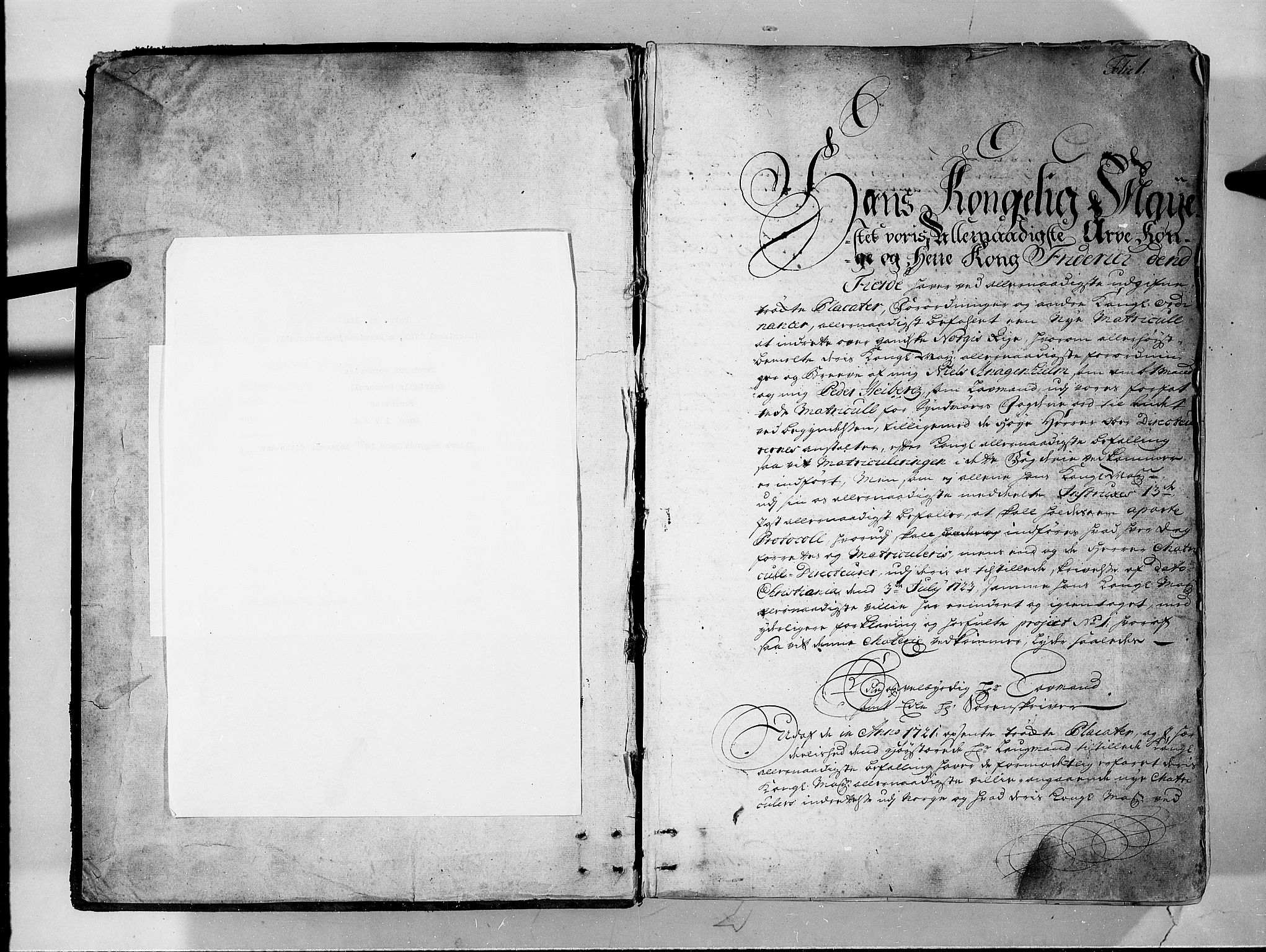 Rentekammeret inntil 1814, Realistisk ordnet avdeling, RA/EA-4070/N/Nb/Nbf/L0150: Sunnmøre eksaminasjonsprotokoll, 1724, p. 2