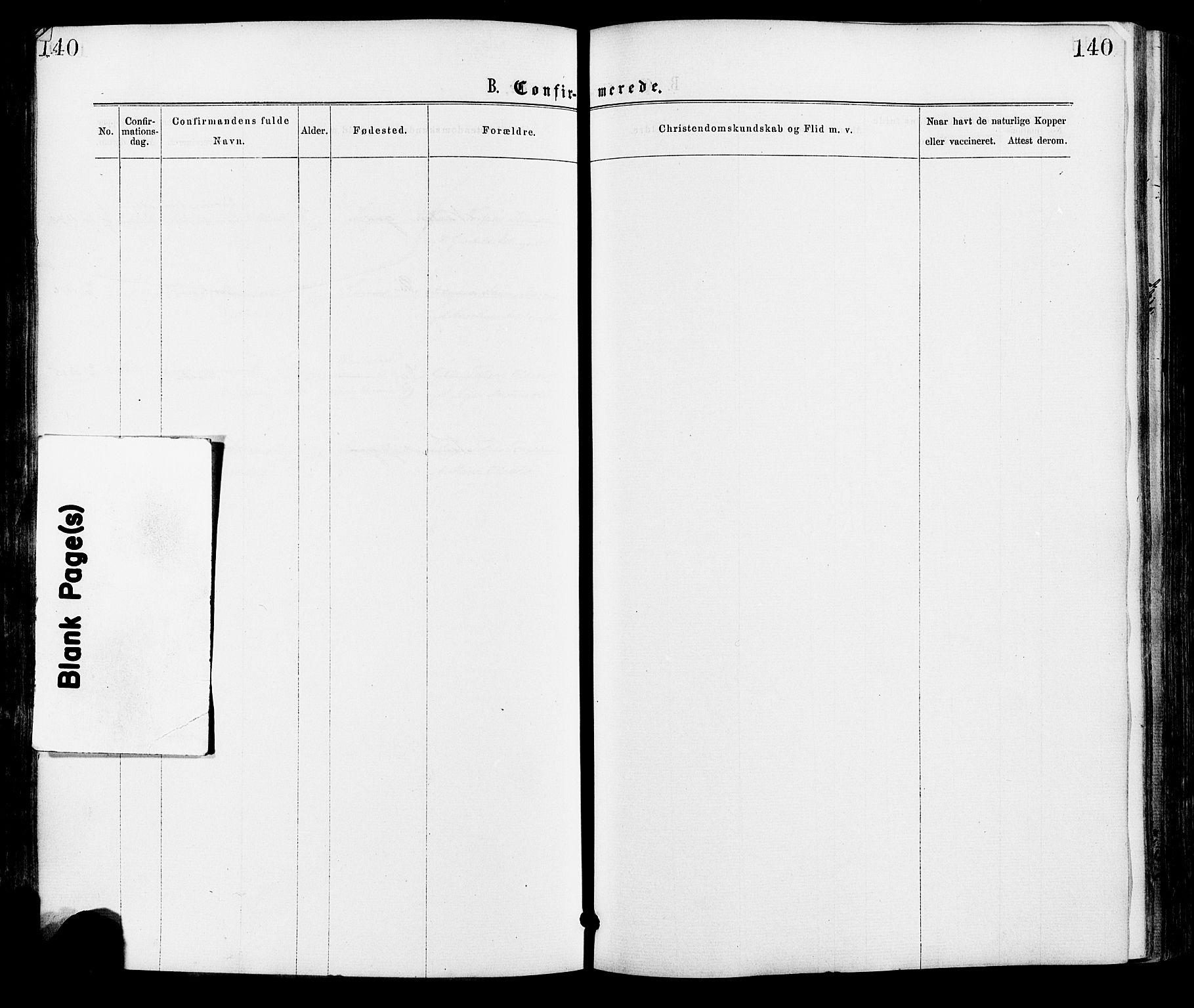 Hægebostad sokneprestkontor, AV/SAK-1111-0024/F/Fa/Faa/L0005: Parish register (official) no. A 5, 1864-1886, p. 140