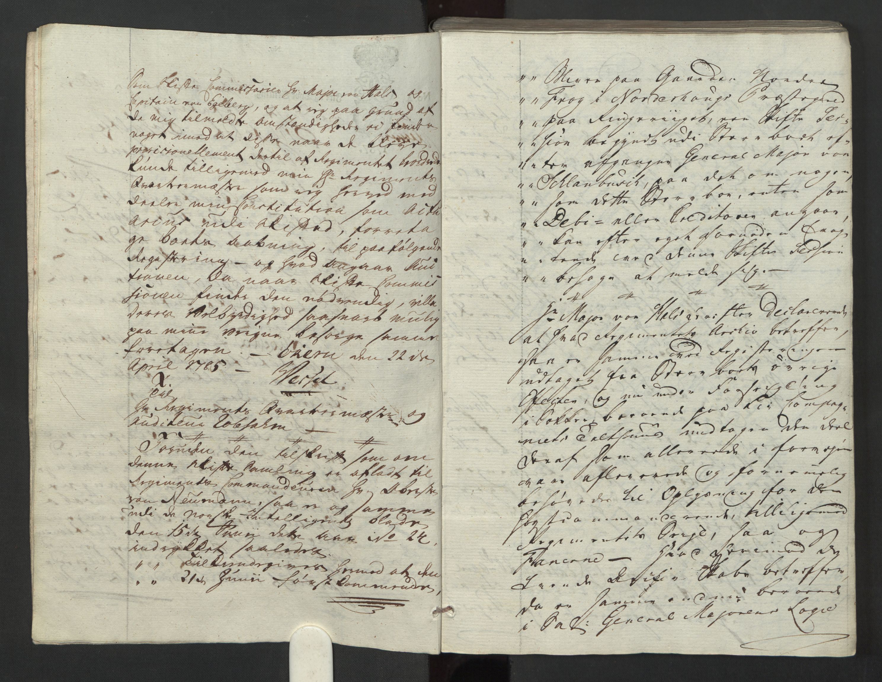 Forsvaret, Generalauditøren, AV/RA-RAFA-1772/F/Fj/Fja/L0029: --, 1709-1825, p. 321