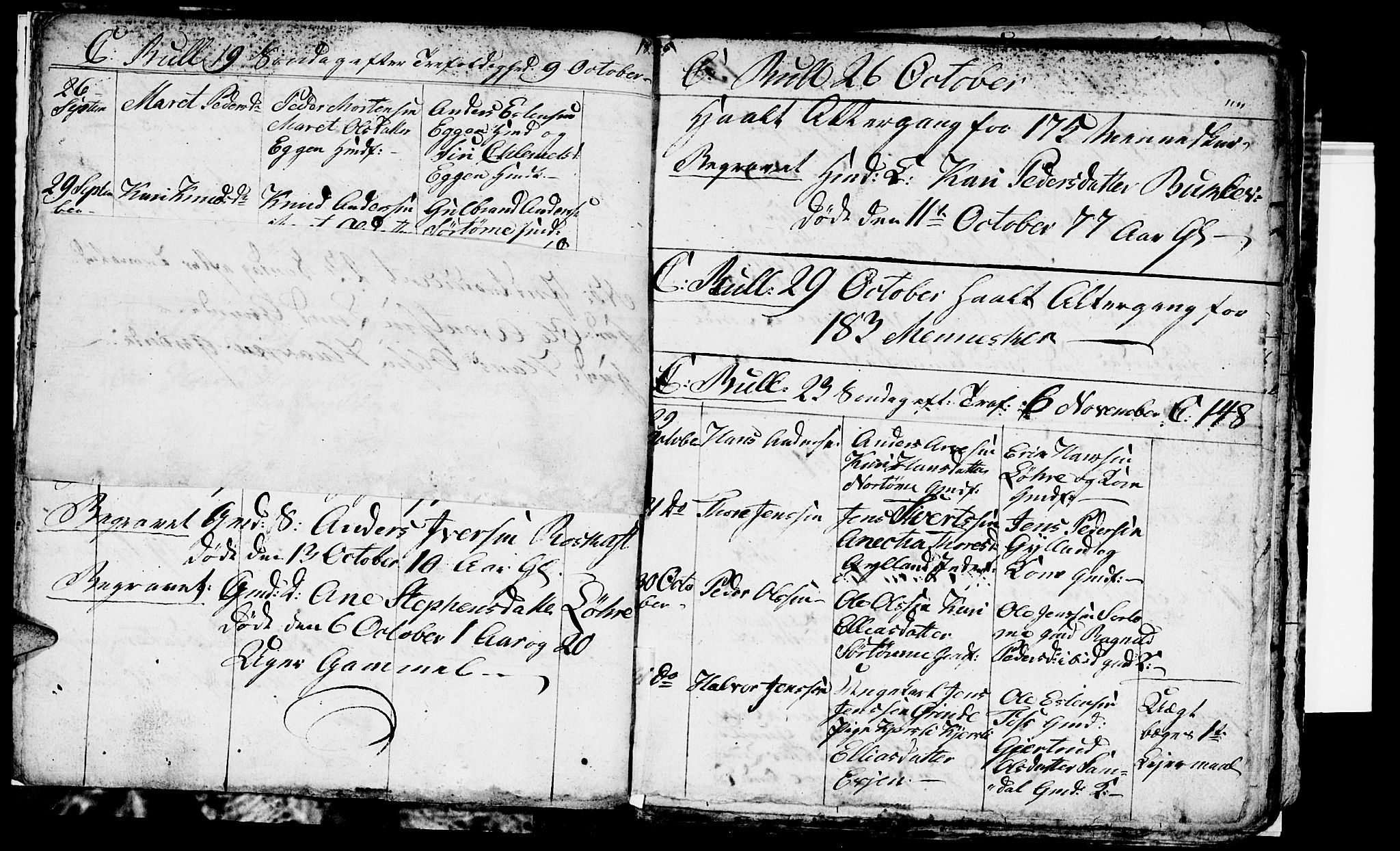 Ministerialprotokoller, klokkerbøker og fødselsregistre - Sør-Trøndelag, AV/SAT-A-1456/692/L1109: Parish register (copy) no. 692C04, 1825-1827