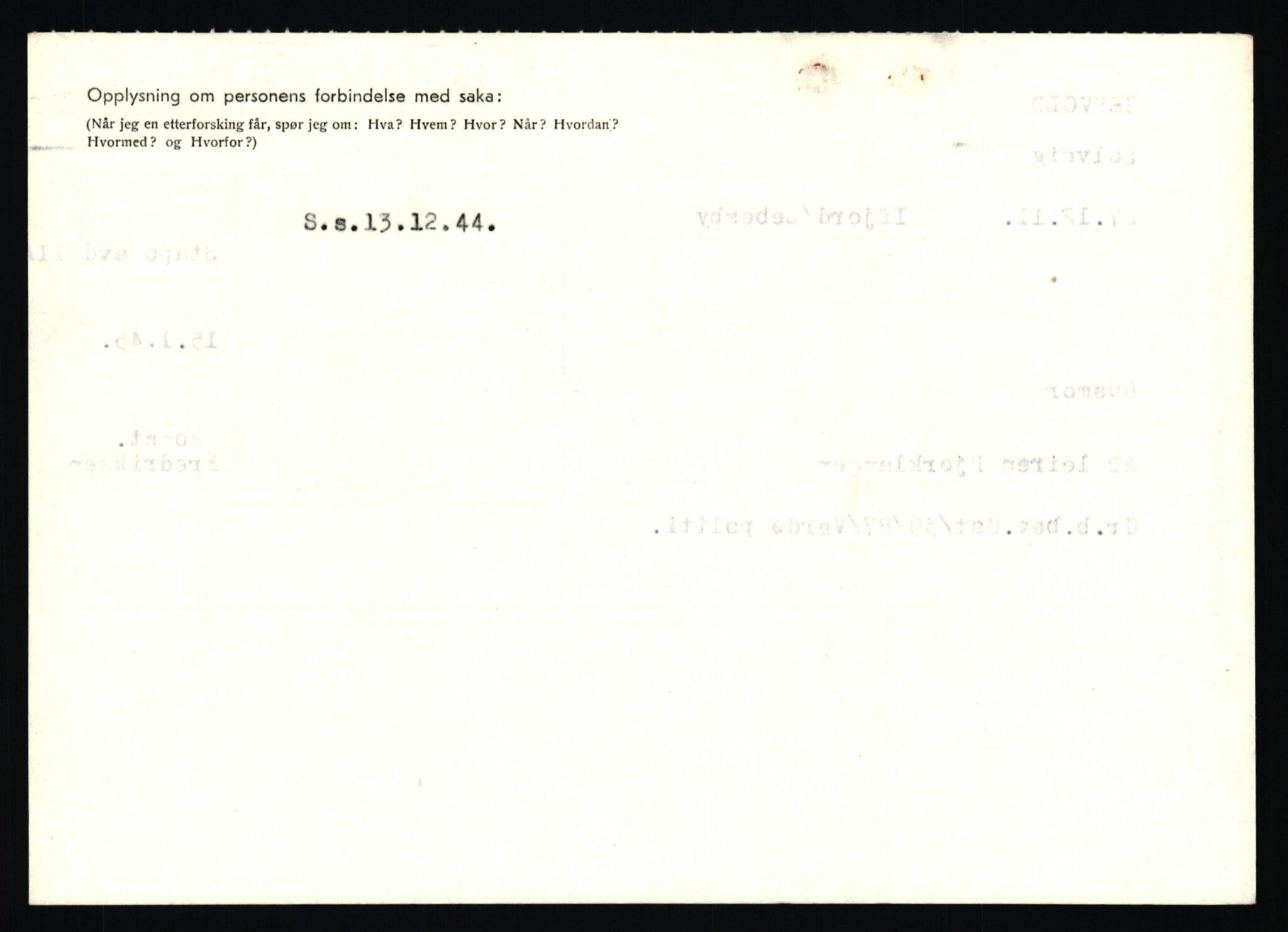 Statspolitiet - Hovedkontoret / Osloavdelingen, AV/RA-S-1329/C/Ca/L0015: Svea - Tøsse, 1943-1945, p. 966