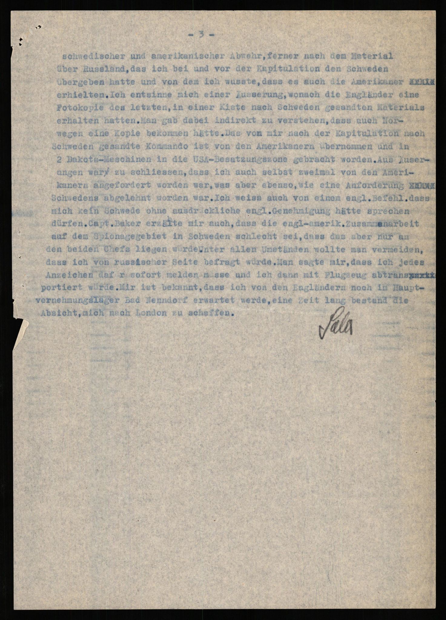 Forsvaret, Forsvarets overkommando II, RA/RAFA-3915/D/Db/L0028: CI Questionaires. Tyske okkupasjonsstyrker i Norge. Tyskere., 1945-1946, p. 441