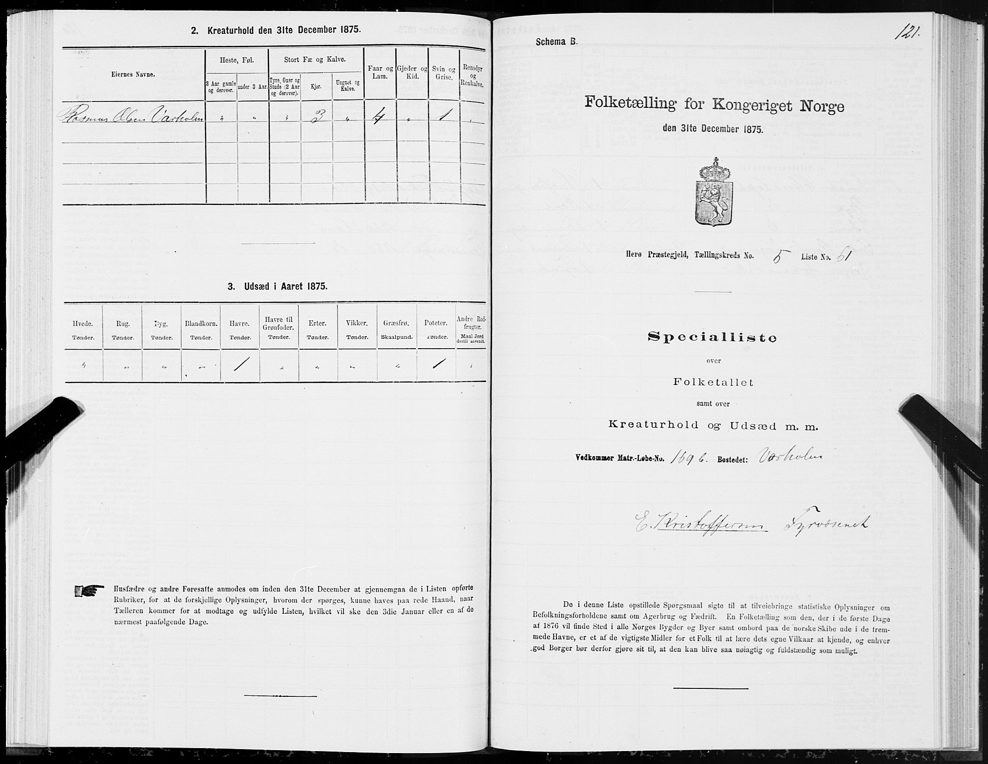 SAT, 1875 census for 1515P Herøy, 1875, p. 3121