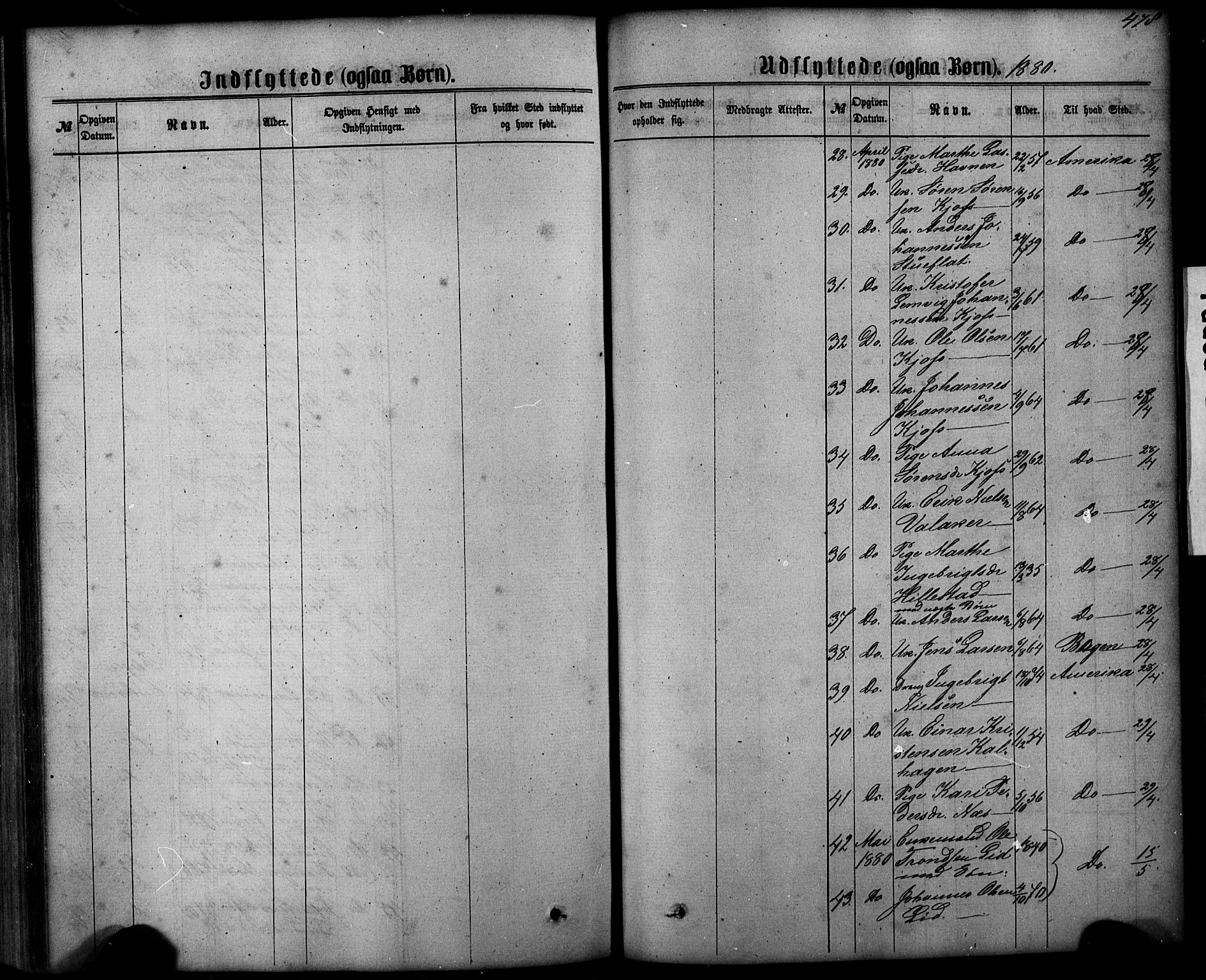 Hafslo sokneprestembete, AV/SAB-A-80301/H/Hab/Haba/L0001: Parish register (copy) no. A 1, 1866-1908, p. 478