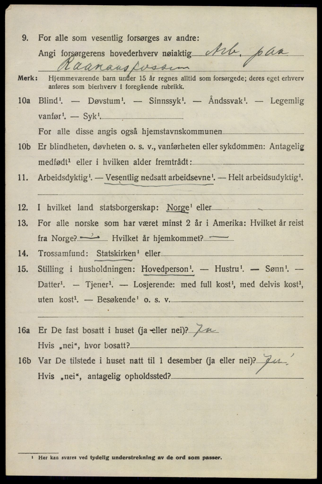 SAO, 1920 census for Nesodden, 1920, p. 3136