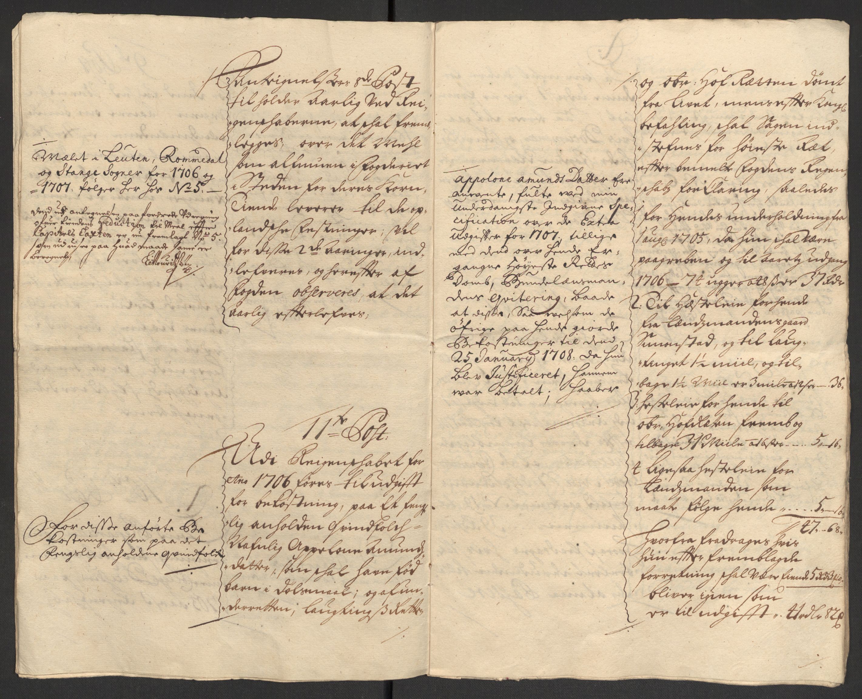 Rentekammeret inntil 1814, Reviderte regnskaper, Fogderegnskap, RA/EA-4092/R16/L1043: Fogderegnskap Hedmark, 1706-1707, p. 480