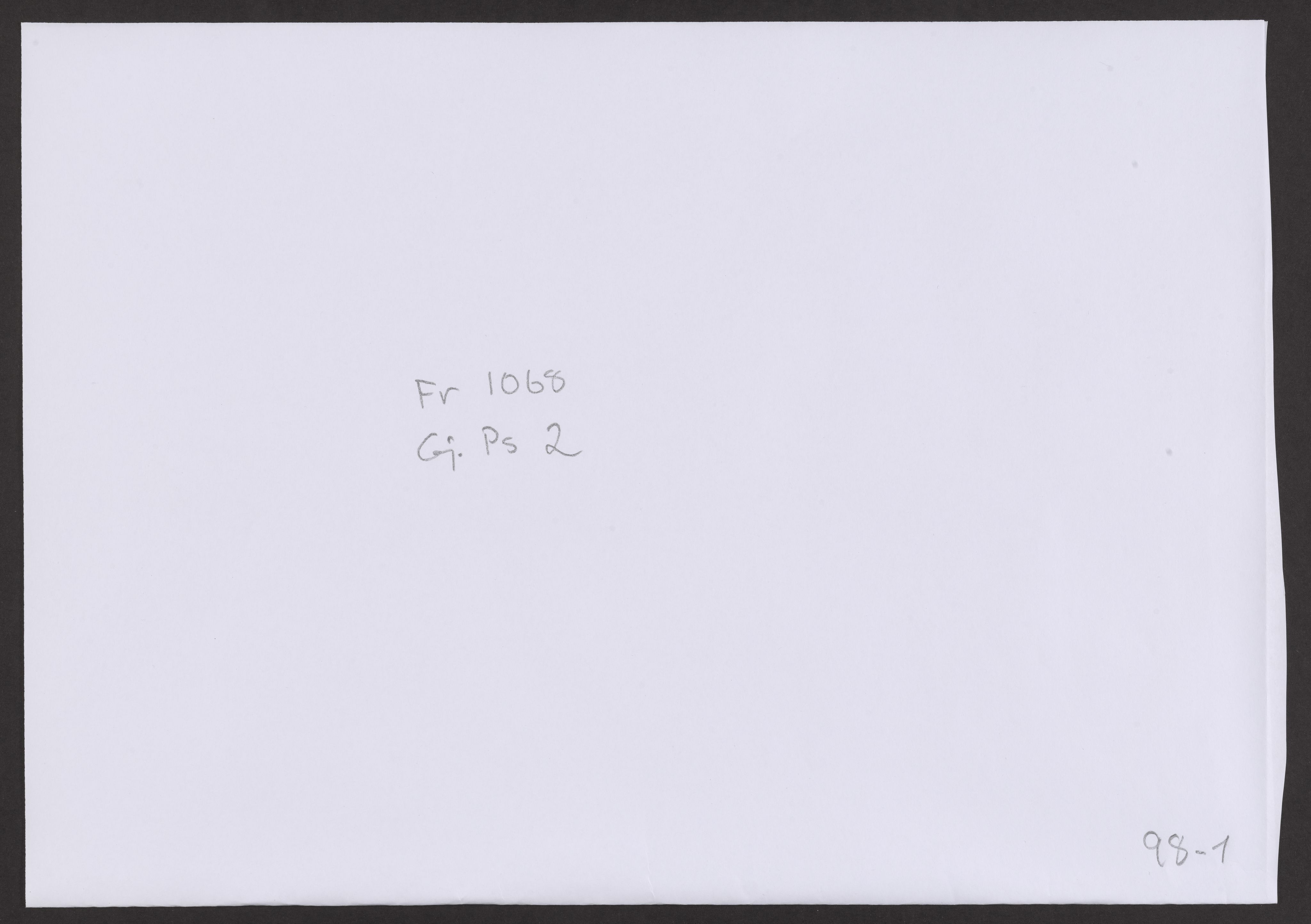 Riksarkivets diplomsamling, AV/RA-EA-5965/F27/F27A/F27Ab/L0002: Latinske fragmenter stort format, 1100-1536, p. 65