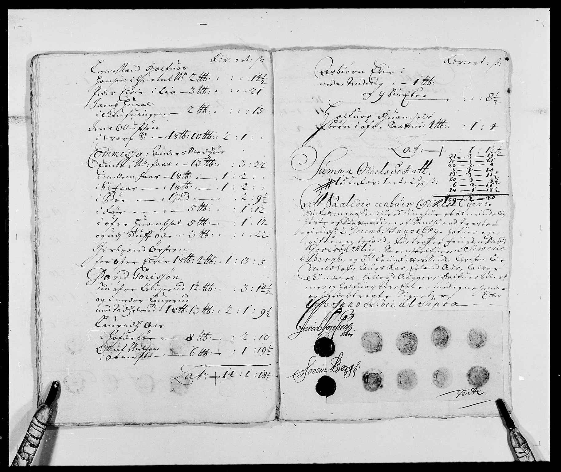 Rentekammeret inntil 1814, Reviderte regnskaper, Fogderegnskap, AV/RA-EA-4092/R24/L1573: Fogderegnskap Numedal og Sandsvær, 1687-1691, p. 395