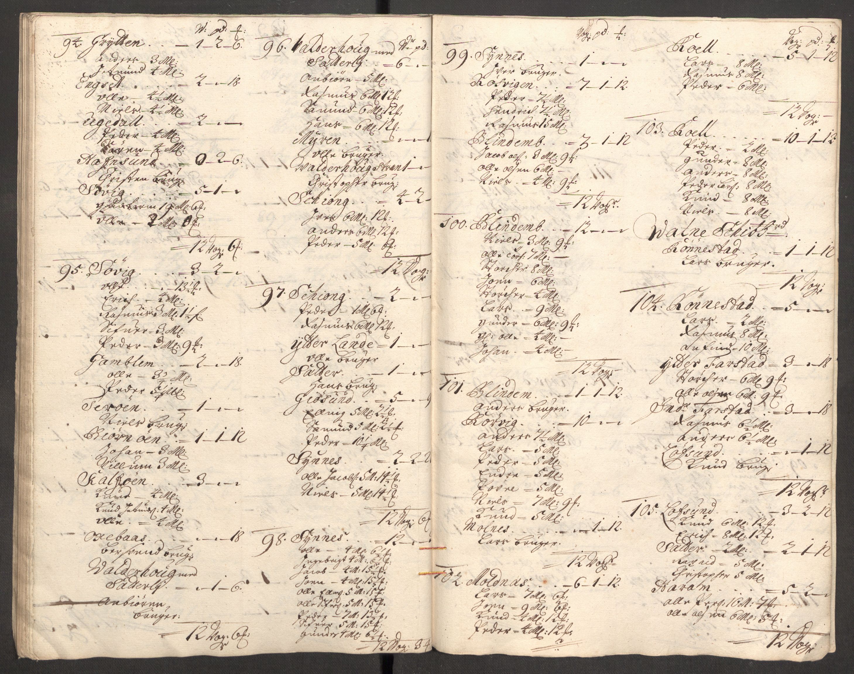 Rentekammeret inntil 1814, Reviderte regnskaper, Fogderegnskap, AV/RA-EA-4092/R54/L3556: Fogderegnskap Sunnmøre, 1696-1698, p. 71