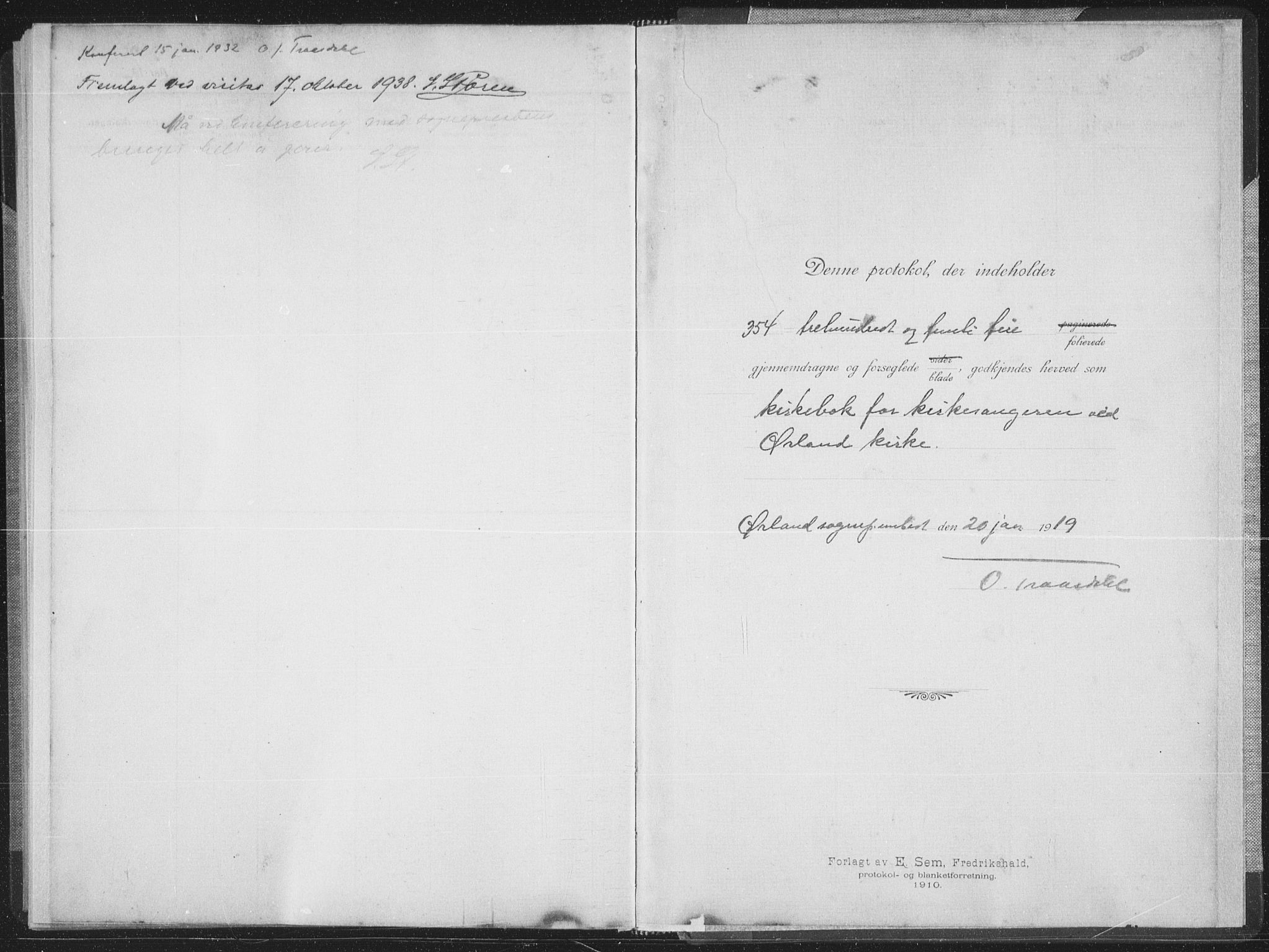 Ministerialprotokoller, klokkerbøker og fødselsregistre - Sør-Trøndelag, SAT/A-1456/659/L0747: Parish register (copy) no. 659C04, 1913-1938