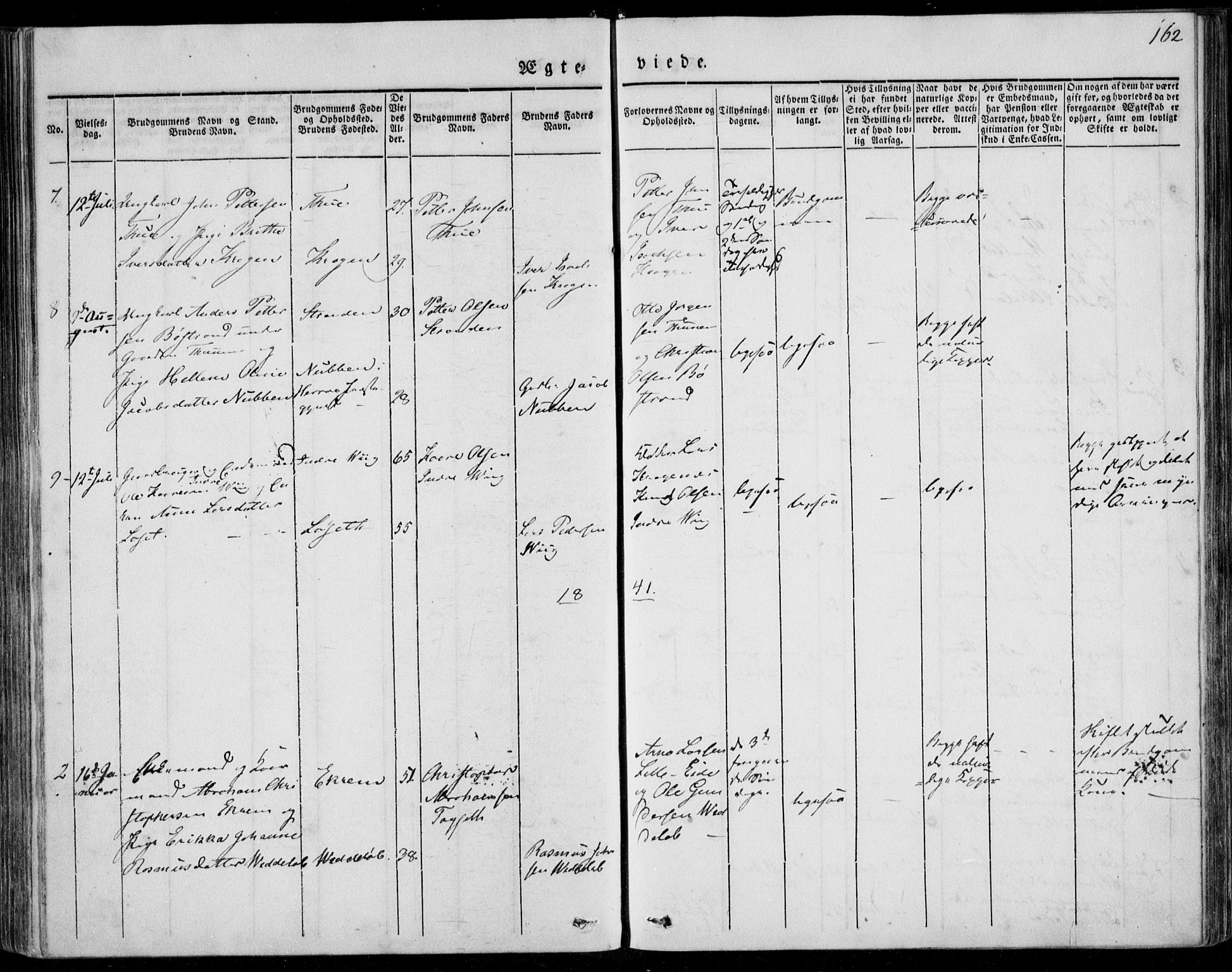 Ministerialprotokoller, klokkerbøker og fødselsregistre - Møre og Romsdal, AV/SAT-A-1454/501/L0005: Parish register (official) no. 501A05, 1831-1844, p. 162