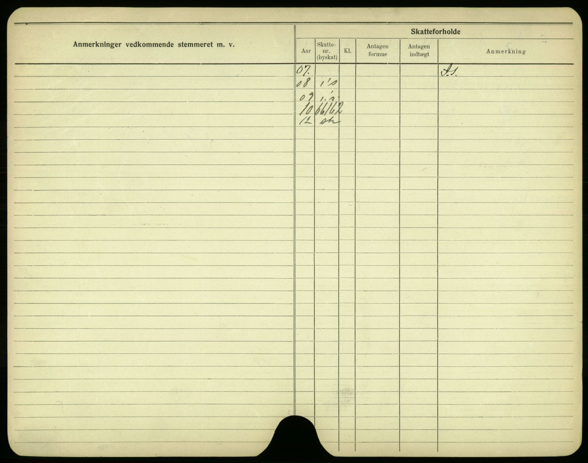 Oslo folkeregister, Registerkort, SAO/A-11715/F/Fa/Fac/L0005: Menn, 1906-1914, p. 353b