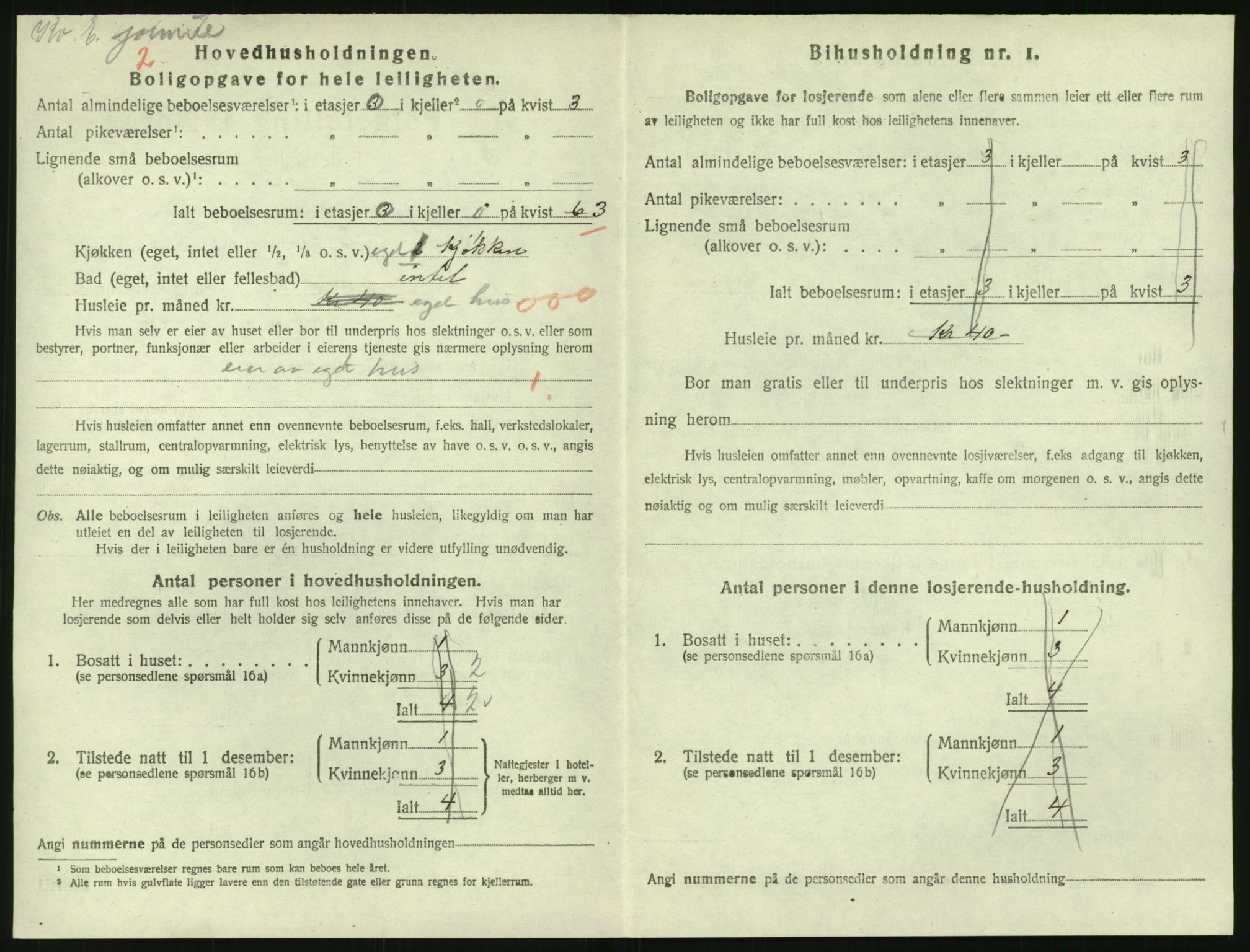 SAK, 1920 census for Risør, 1920, p. 1664