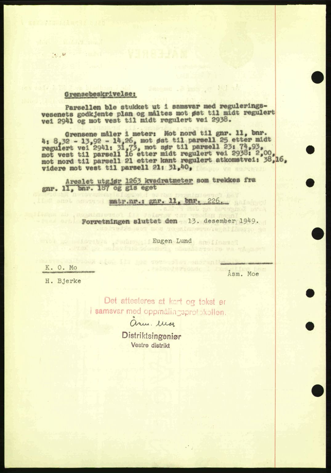 Oslo byskriverembete, AV/SAO-A-10227/G/Gb/Gbd/Gbda/L0017: Mortgage book no. A215, 1949-1950, Diary no: : 15298/1949