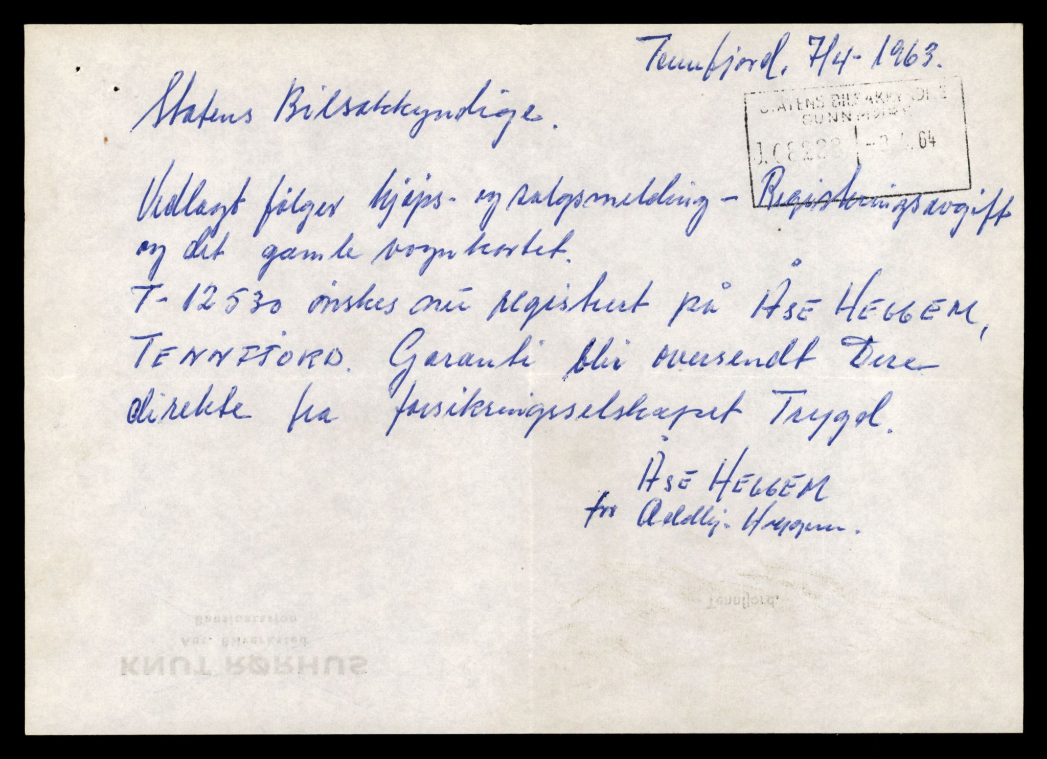 Møre og Romsdal vegkontor - Ålesund trafikkstasjon, AV/SAT-A-4099/F/Fe/L0034: Registreringskort for kjøretøy T 12500 - T 12652, 1927-1998, p. 550