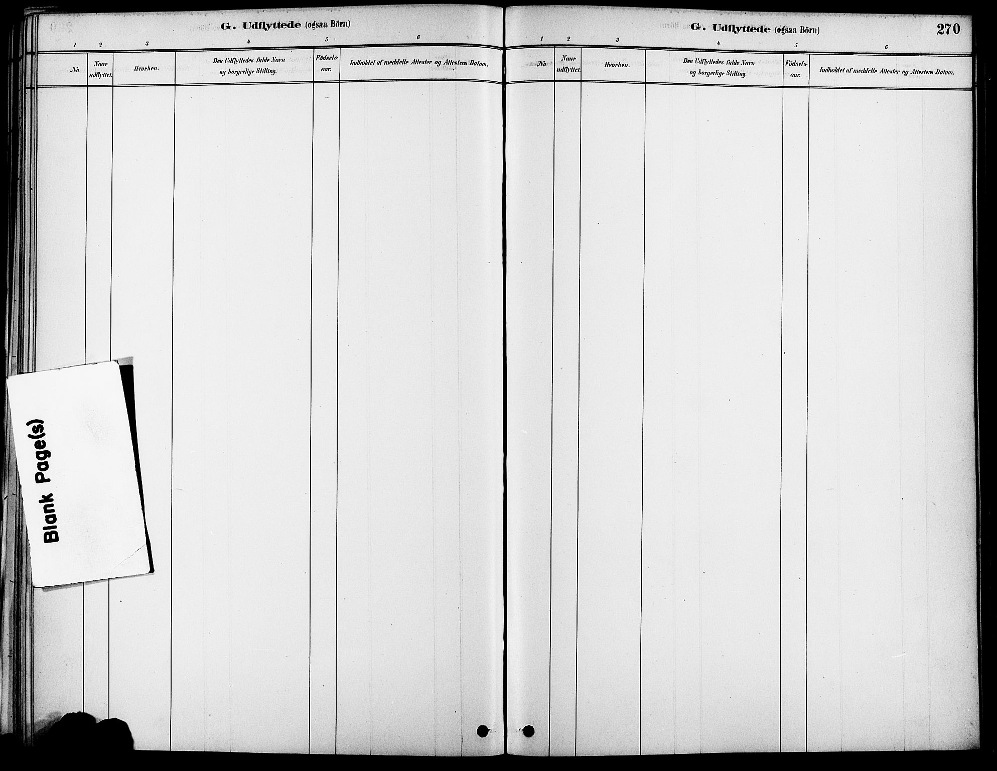 Gamle Aker prestekontor Kirkebøker, SAO/A-10617a/F/L0007: Parish register (official) no. 7, 1882-1890, p. 270