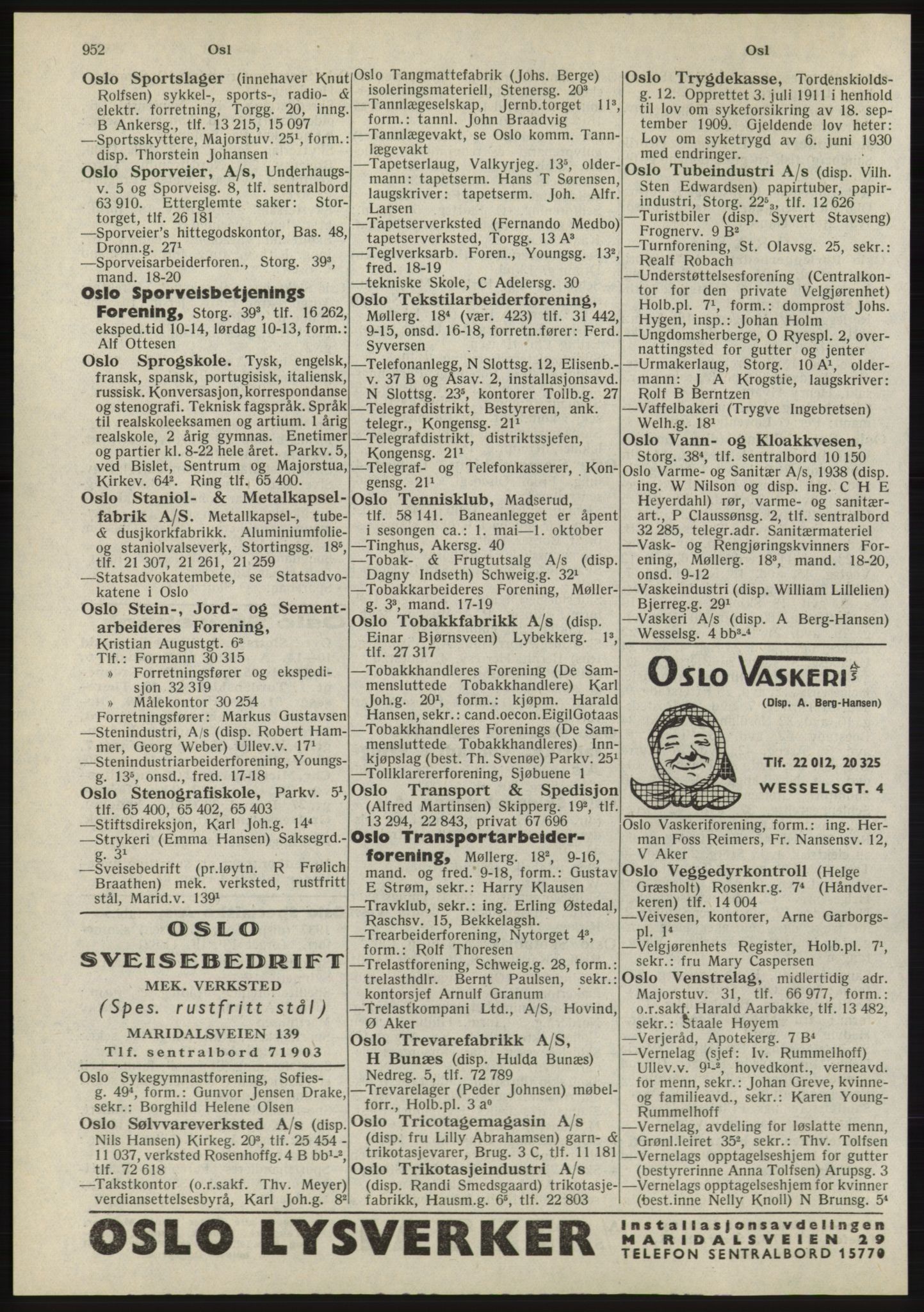 Kristiania/Oslo adressebok, PUBL/-, 1945, p. 948
