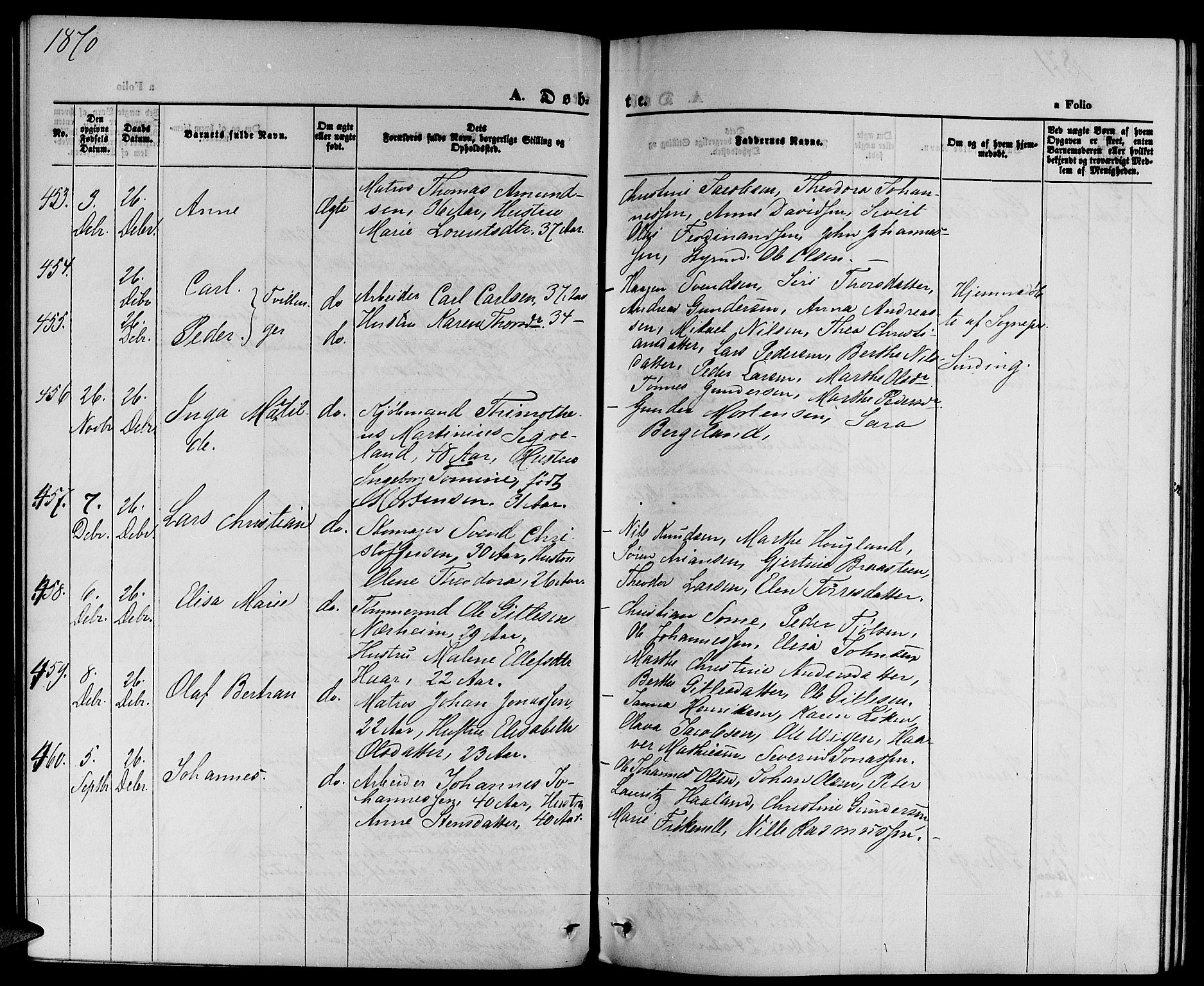 St. Petri sokneprestkontor, AV/SAST-A-101813/001/30/30BB/L0001: Parish register (copy) no. B 1, 1865-1878