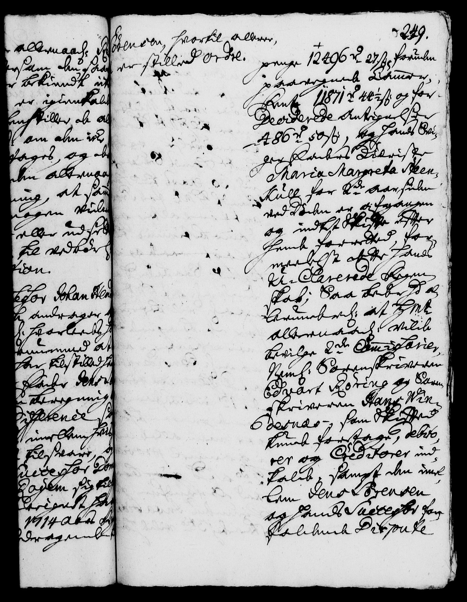 Rentekammeret, Kammerkanselliet, AV/RA-EA-3111/G/Gh/Gha/L0006: Norsk ekstraktmemorialprotokoll (merket RK 53.51), 1723-1724, p. 249