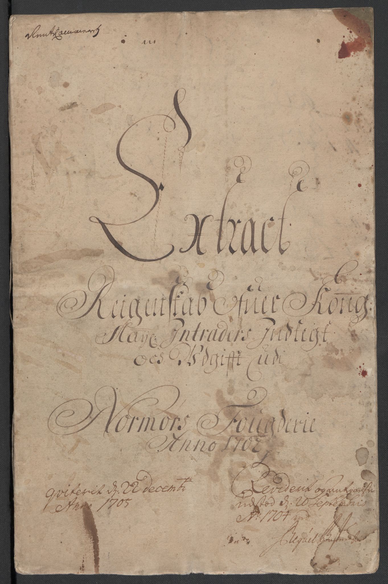Rentekammeret inntil 1814, Reviderte regnskaper, Fogderegnskap, RA/EA-4092/R56/L3739: Fogderegnskap Nordmøre, 1700-1702, p. 350