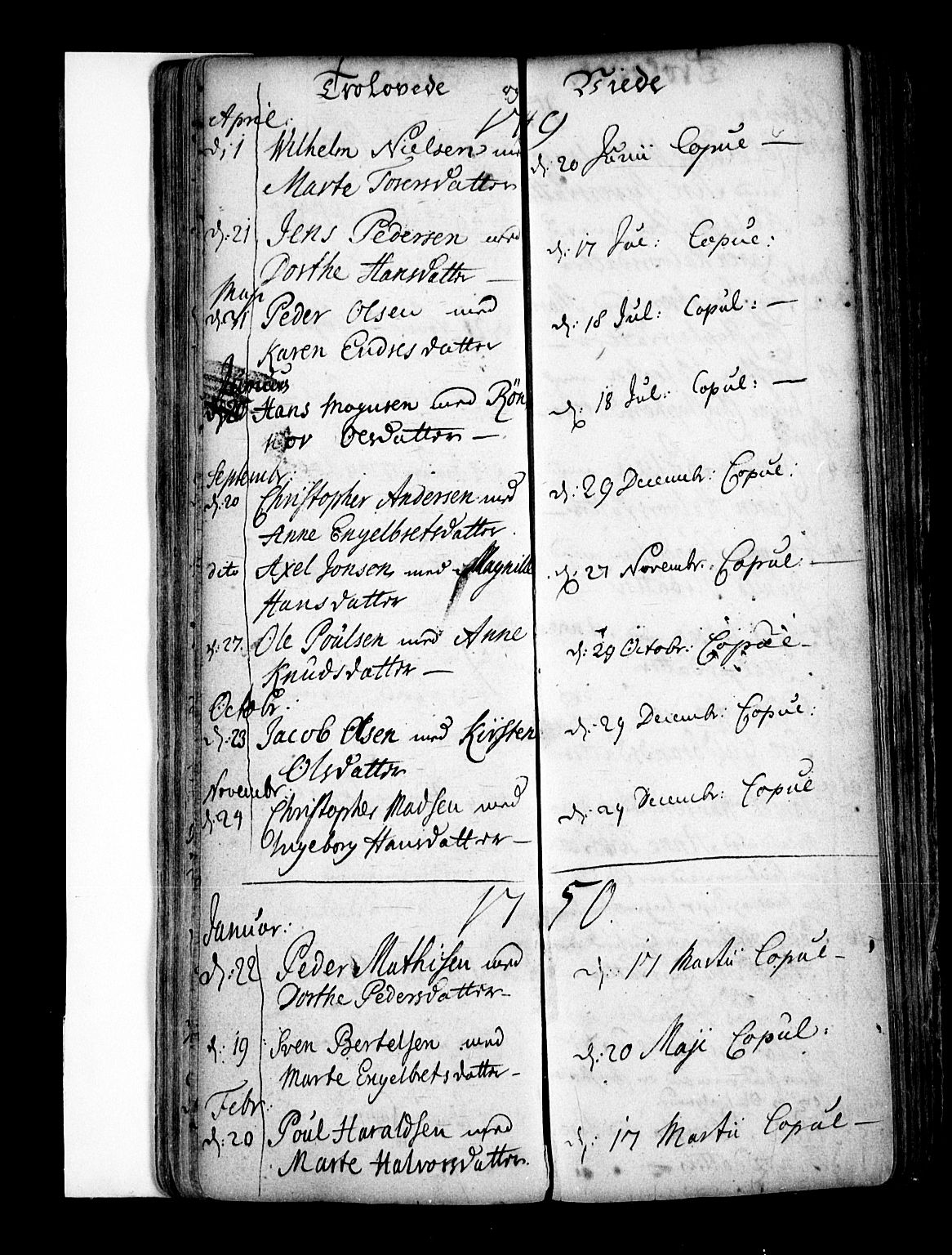 Enebakk prestekontor Kirkebøker, AV/SAO-A-10171c/F/Fa/L0001: Parish register (official) no. I 1, 1719-1754