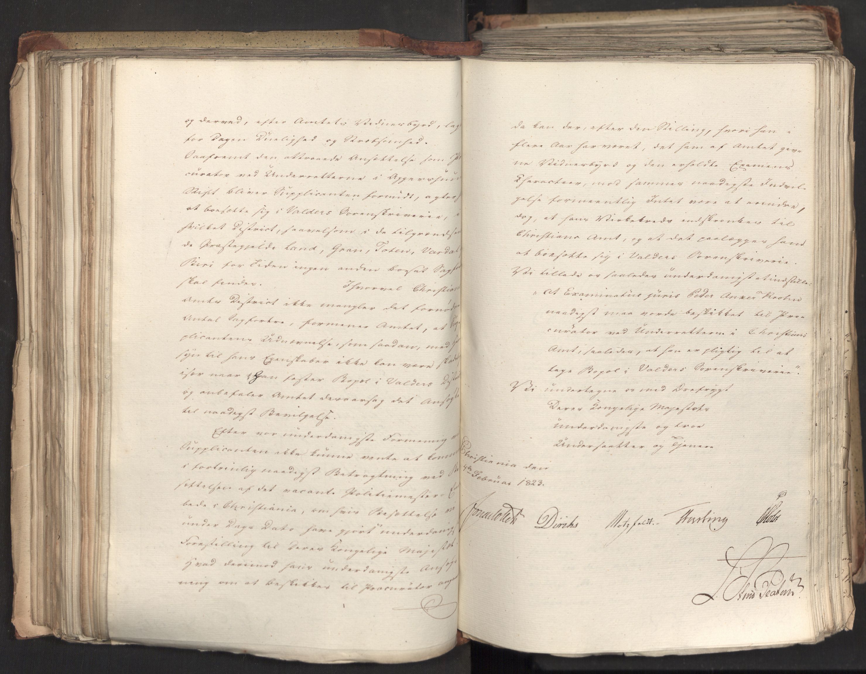 Statsrådsavdelingen i Stockholm, AV/RA-S-1003/D/Da/L0033: Regjeringsinnstillinger nr. 1-274, 1823, p. 249
