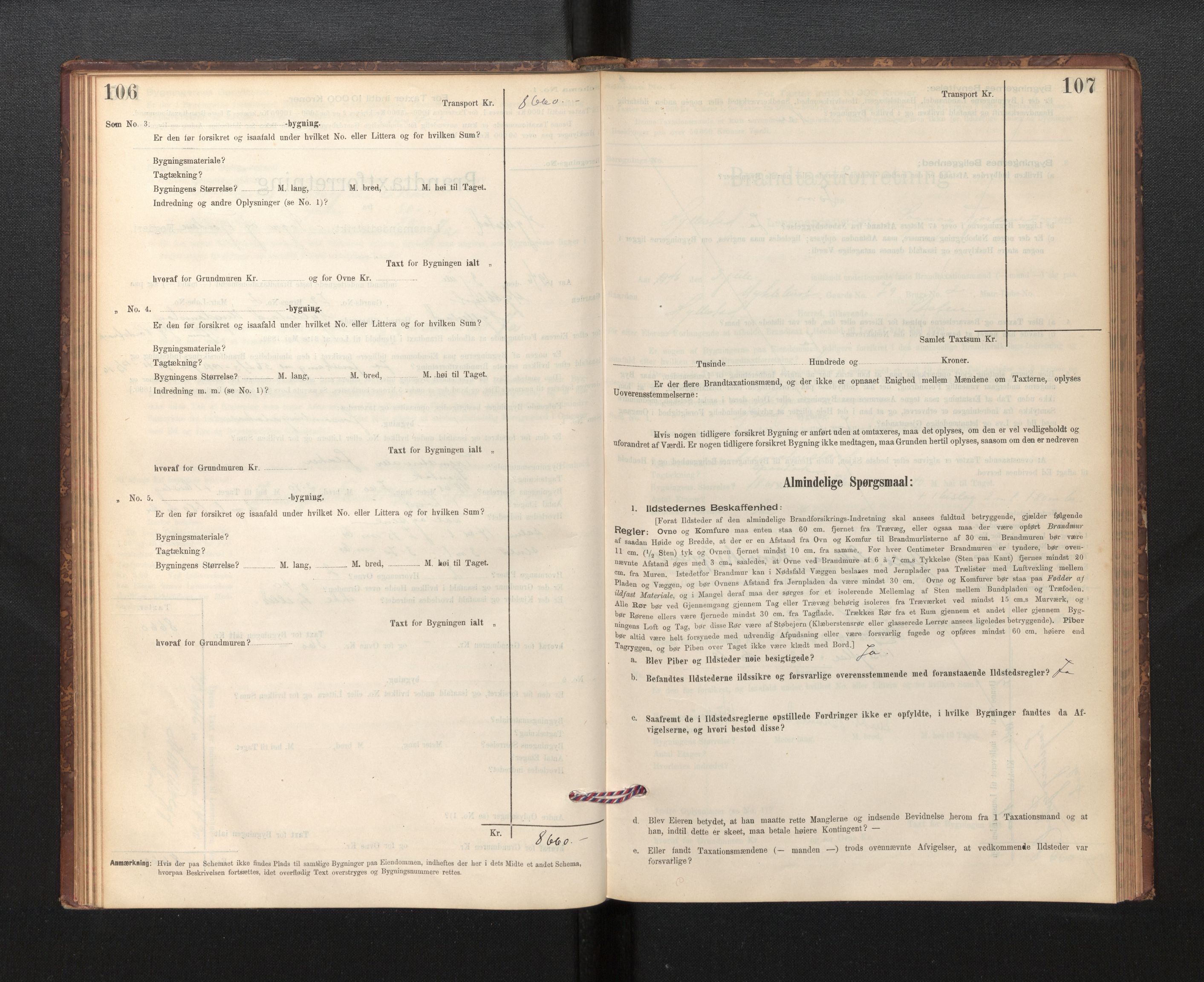 Lensmannen i Hyllestad, SAB/A-28301/0012/L0004: Branntakstprotokoll, skjematakst, 1894-1950, p. 106-107