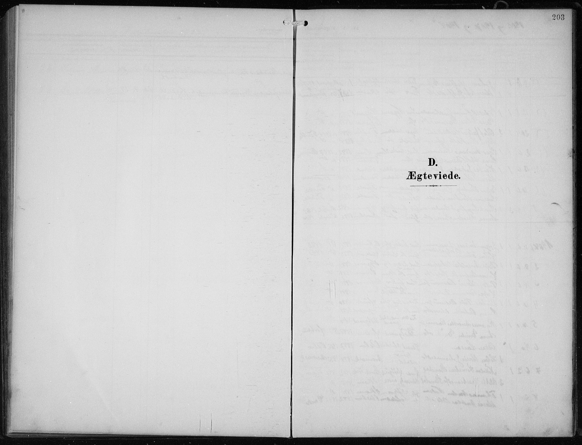 Vågsøy sokneprestembete, SAB/A-81601/H/Hab: Parish register (copy) no. B 1, 1906-1934, p. 203