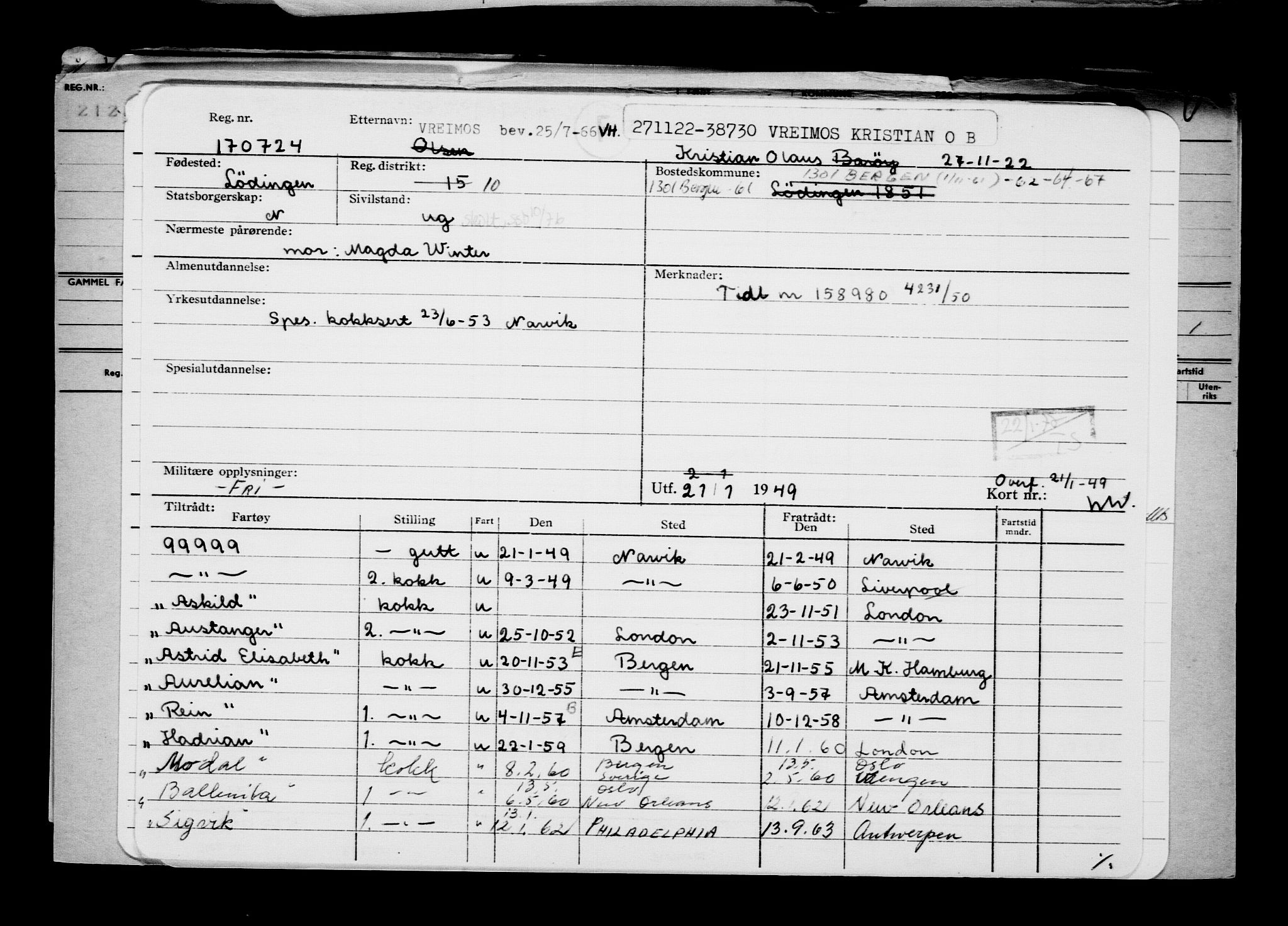 Direktoratet for sjømenn, RA/S-3545/G/Gb/L0212: Hovedkort, 1922, p. 573