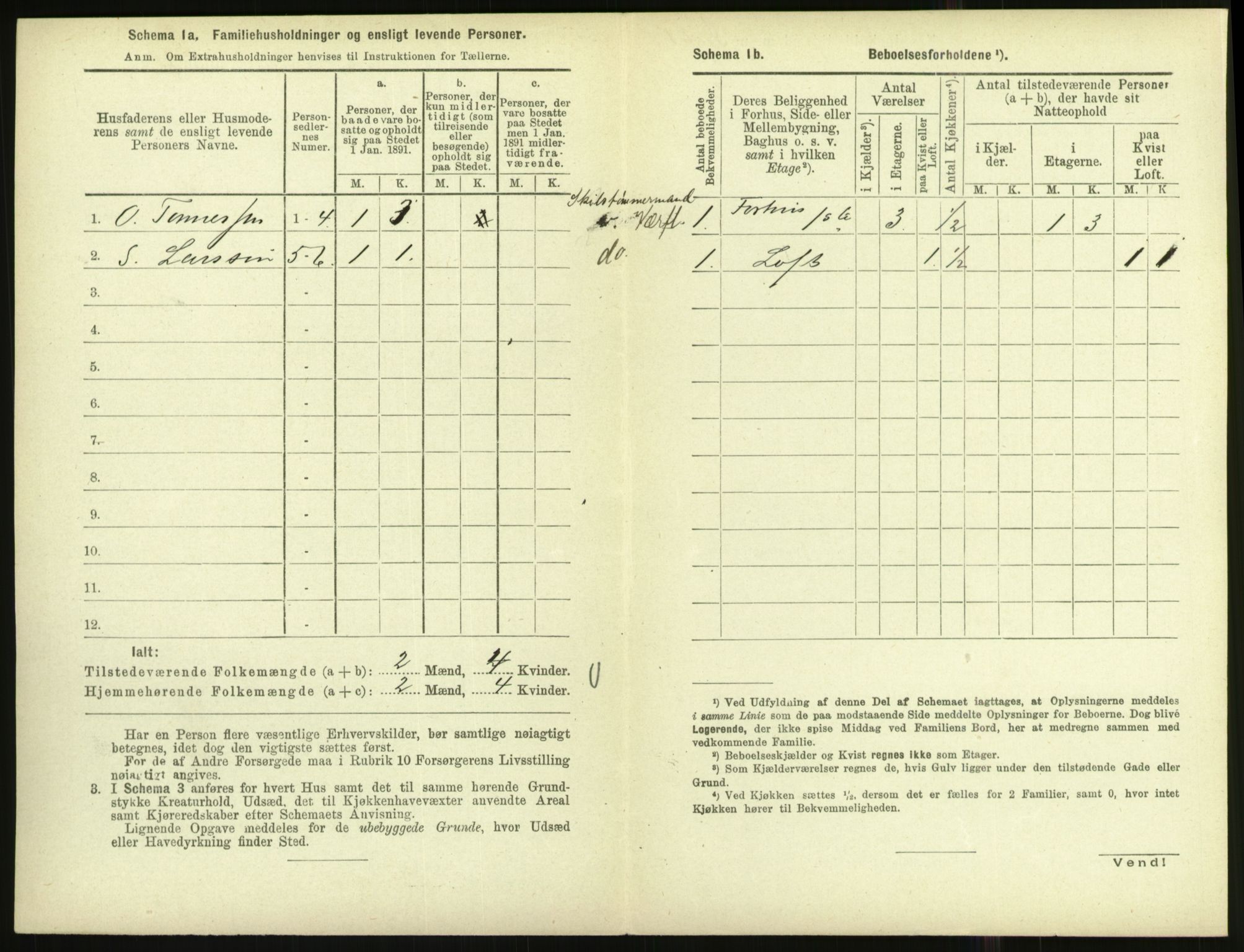 RA, 1891 census for 1002 Mandal, 1891, p. 1224