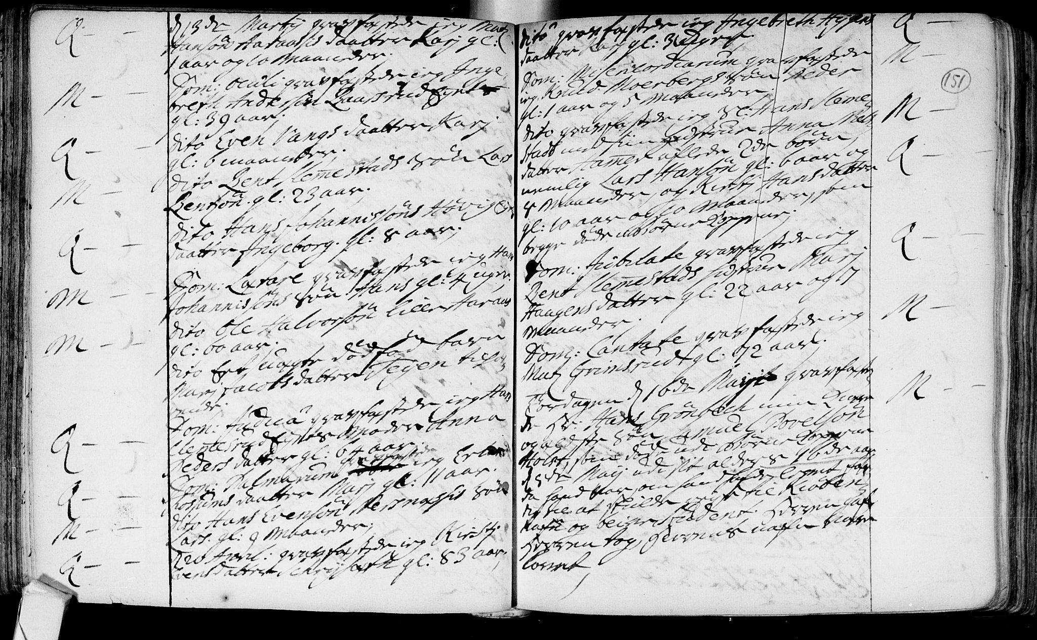 Røyken kirkebøker, SAKO/A-241/F/Fa/L0002: Parish register (official) no. 2, 1731-1782, p. 151