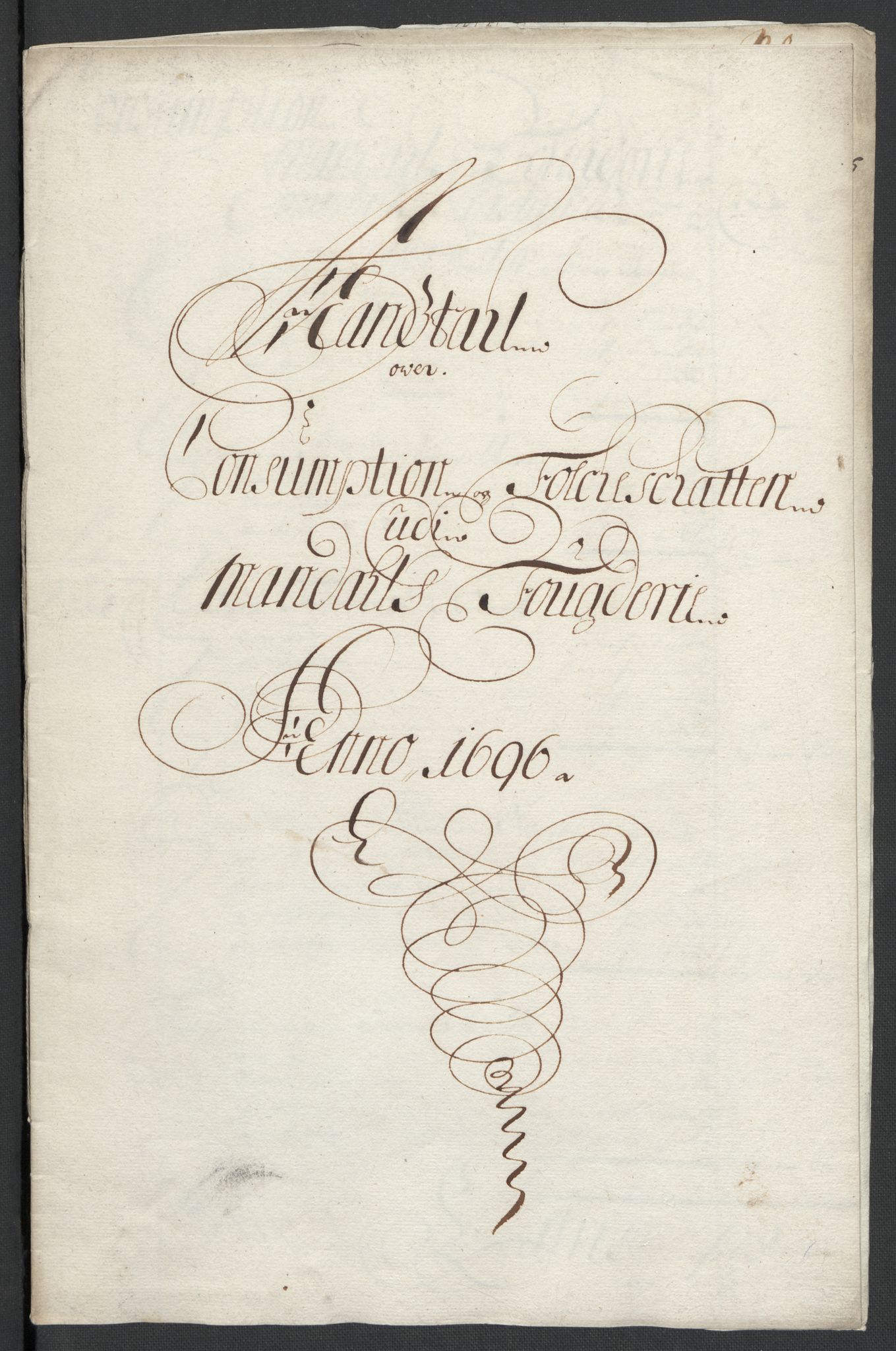 Rentekammeret inntil 1814, Reviderte regnskaper, Fogderegnskap, RA/EA-4092/R43/L2546: Fogderegnskap Lista og Mandal, 1696-1697, p. 88
