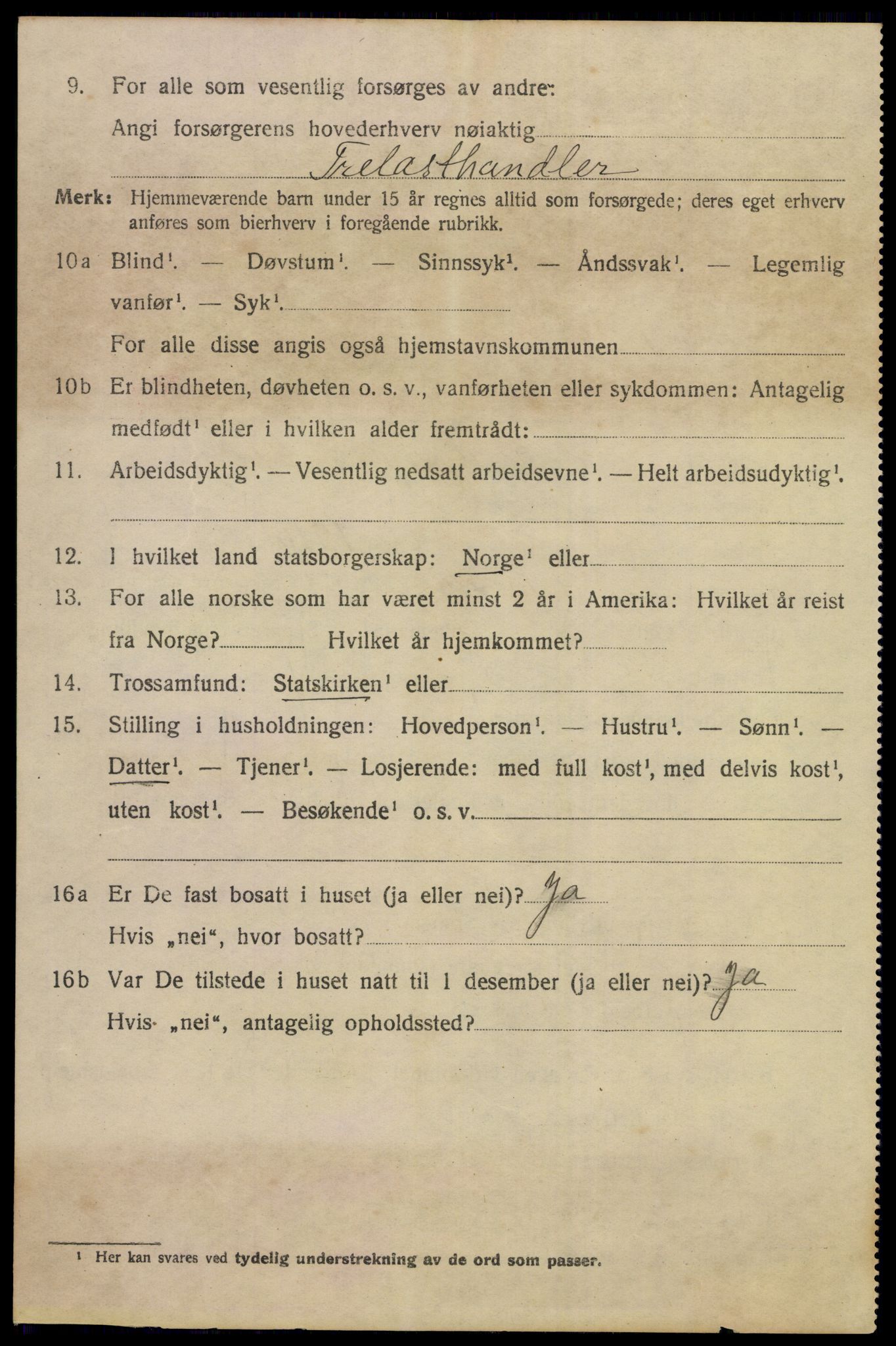 SAKO, 1920 census for Kongsberg, 1920, p. 13579