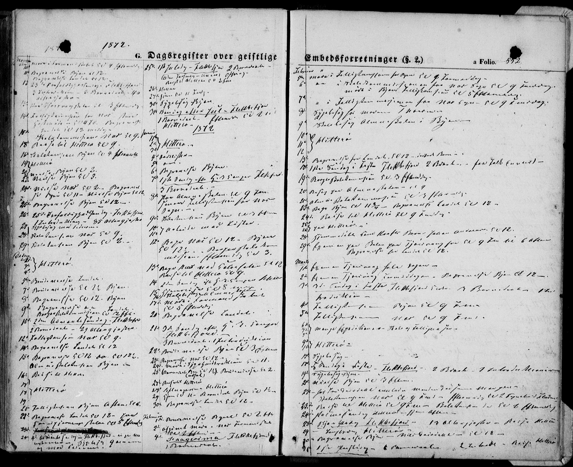 Flekkefjord sokneprestkontor, AV/SAK-1111-0012/F/Fa/Fac/L0005: Parish register (official) no. A 5, 1849-1875, p. 552