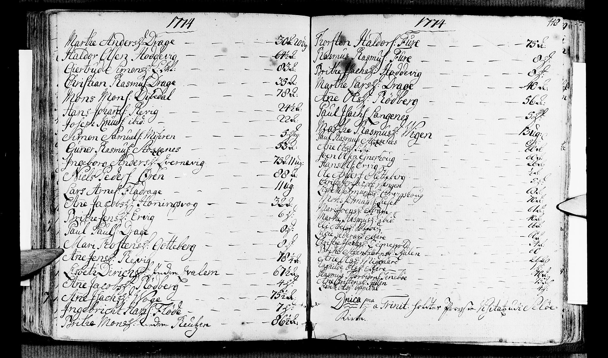 Selje sokneprestembete, SAB/A-99938/H/Ha/Haa/Haaa: Parish register (official) no. A 5, 1760-1782, p. 118