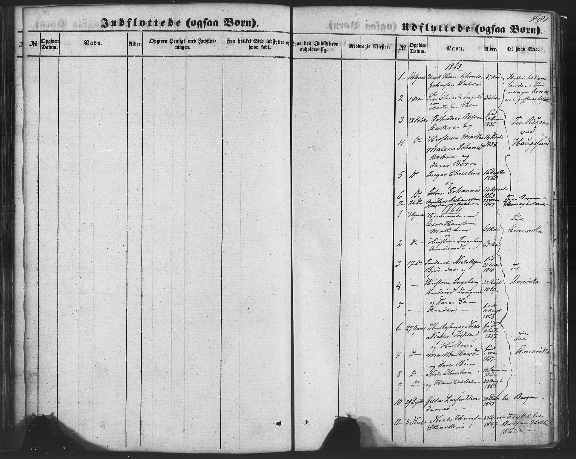 Fusa sokneprestembete, SAB/A-75401/H/Haa: Parish register (official) no. A 1II, 1855-1879, p. 481