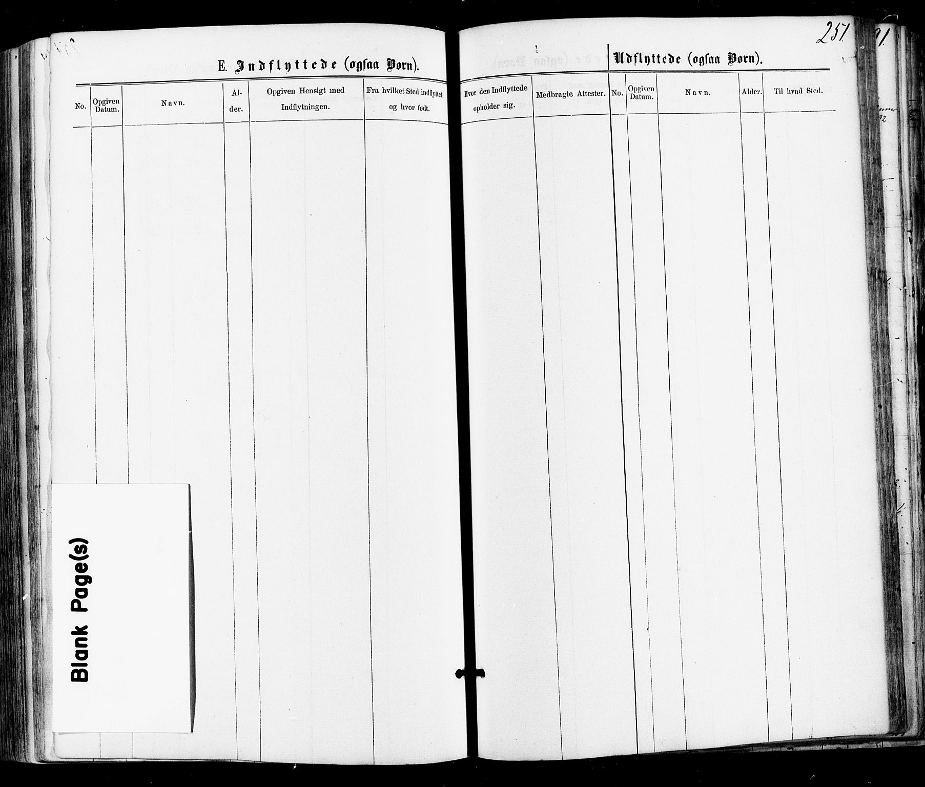 Varteig prestekontor Kirkebøker, SAO/A-10447a/F/Fa/L0001: Parish register (official) no. 1, 1861-1877, p. 251