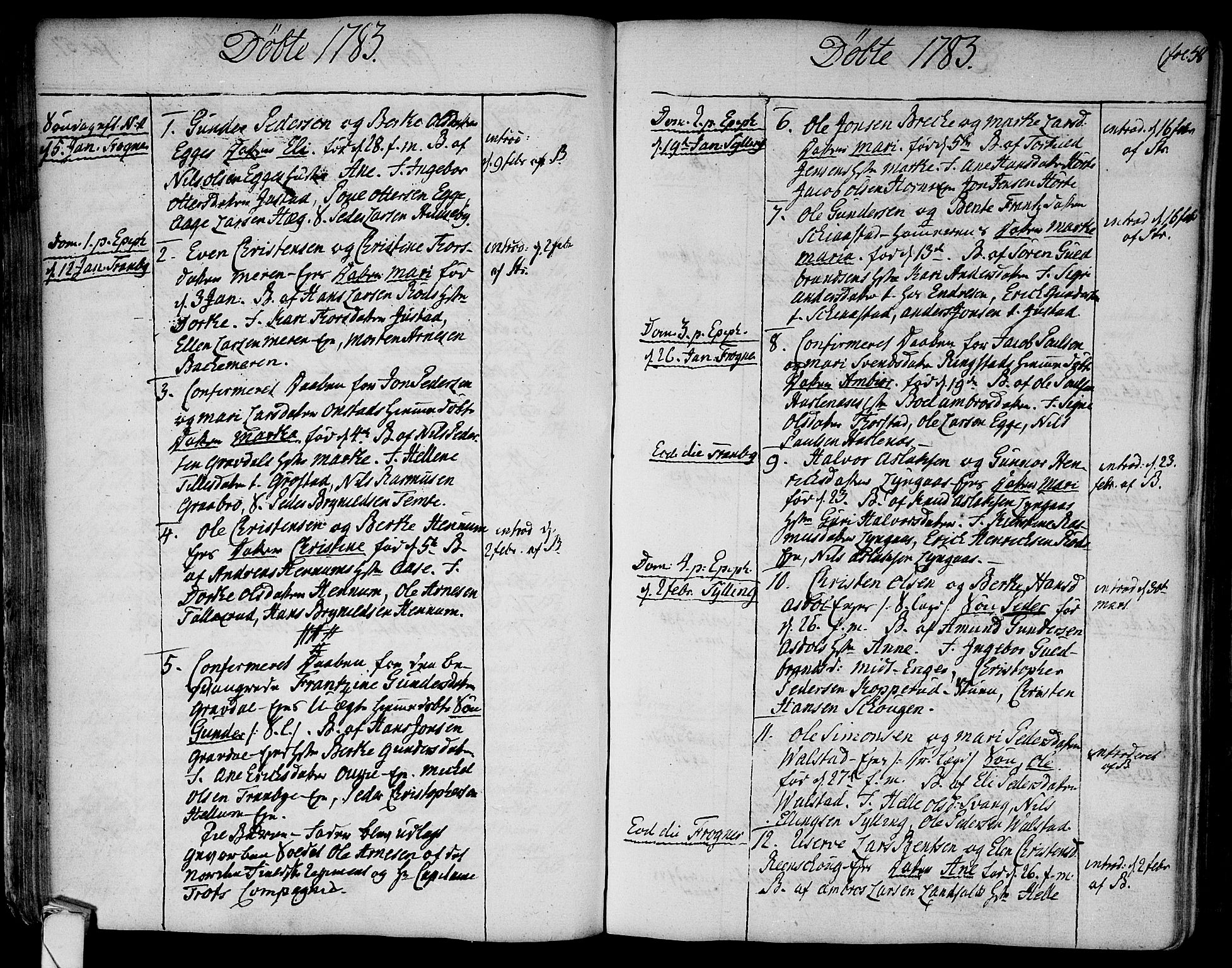Lier kirkebøker, SAKO/A-230/F/Fa/L0006: Parish register (official) no. I 6, 1777-1794, p. 58