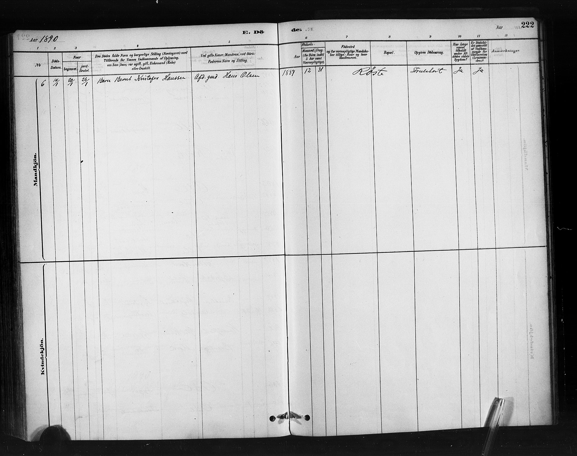 Ministerialprotokoller, klokkerbøker og fødselsregistre - Møre og Romsdal, AV/SAT-A-1454/513/L0176: Parish register (official) no. 513A03, 1877-1889, p. 222