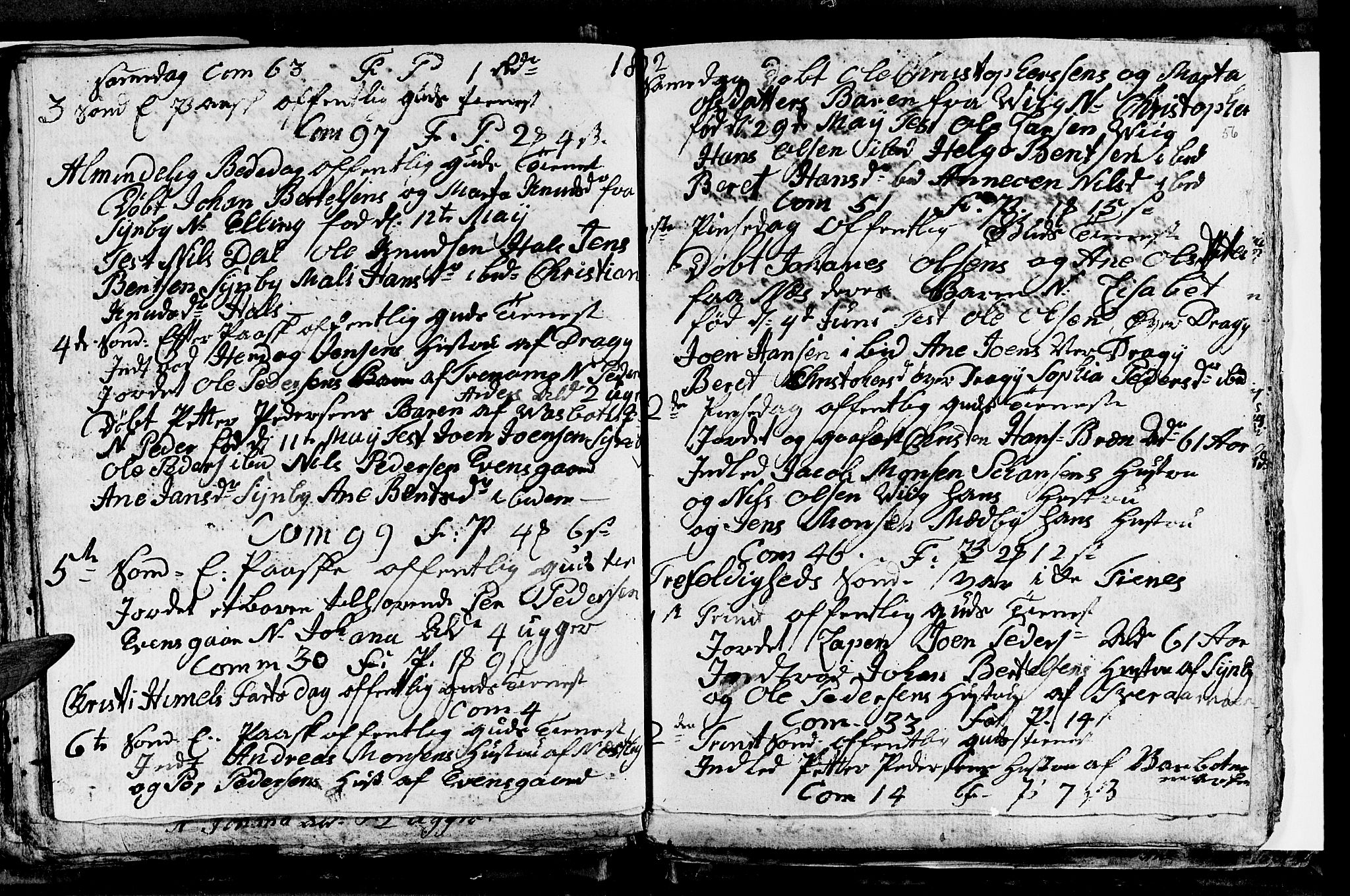 Ministerialprotokoller, klokkerbøker og fødselsregistre - Nordland, AV/SAT-A-1459/847/L0674: Parish register (copy) no. 847C02, 1793-1807, p. 56