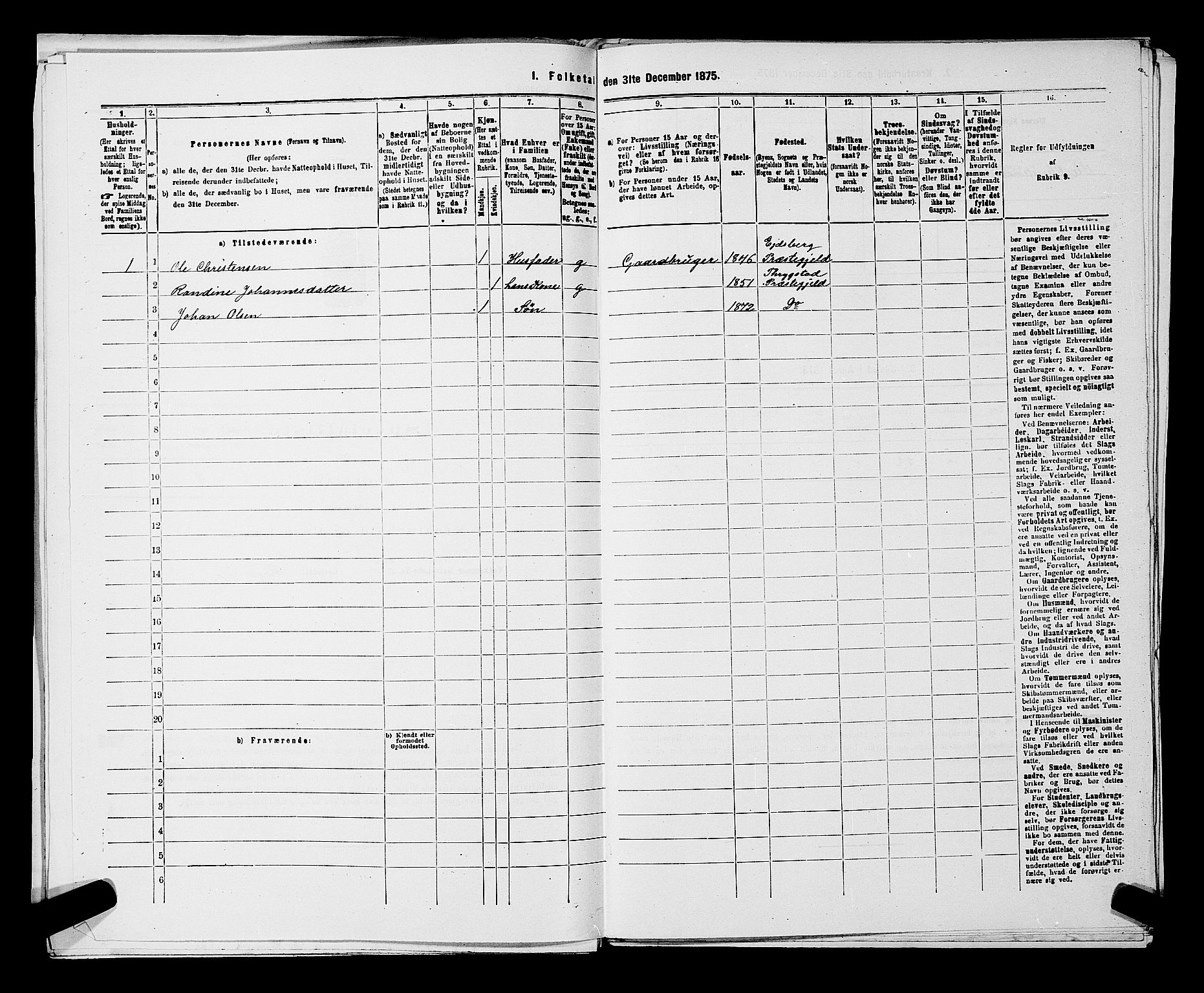 RA, 1875 census for 0124P Askim, 1875, p. 133