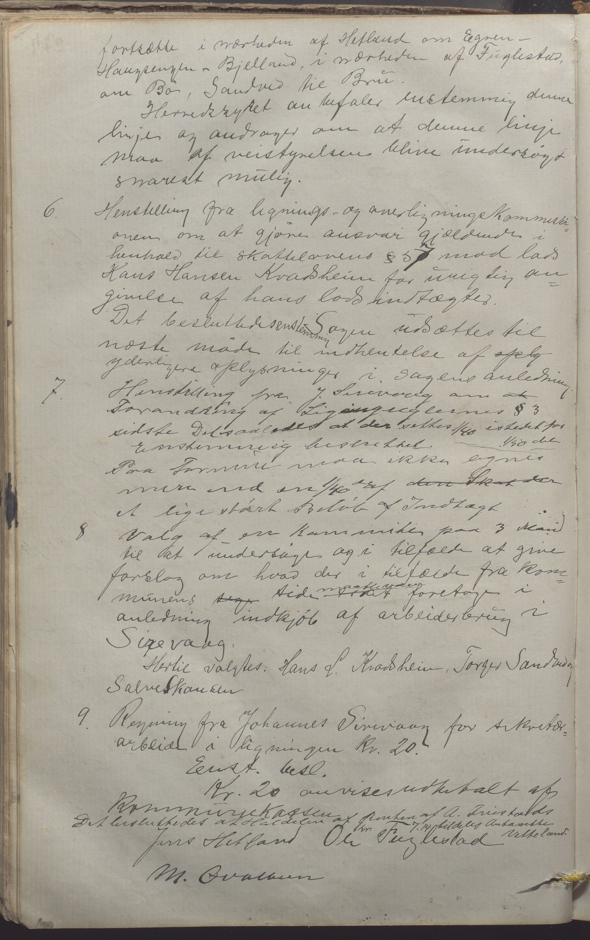 Ogna kommune- Formannskapet, IKAR/K-100909/A/L0002: Møtebok, 1880-1910, p. 241b