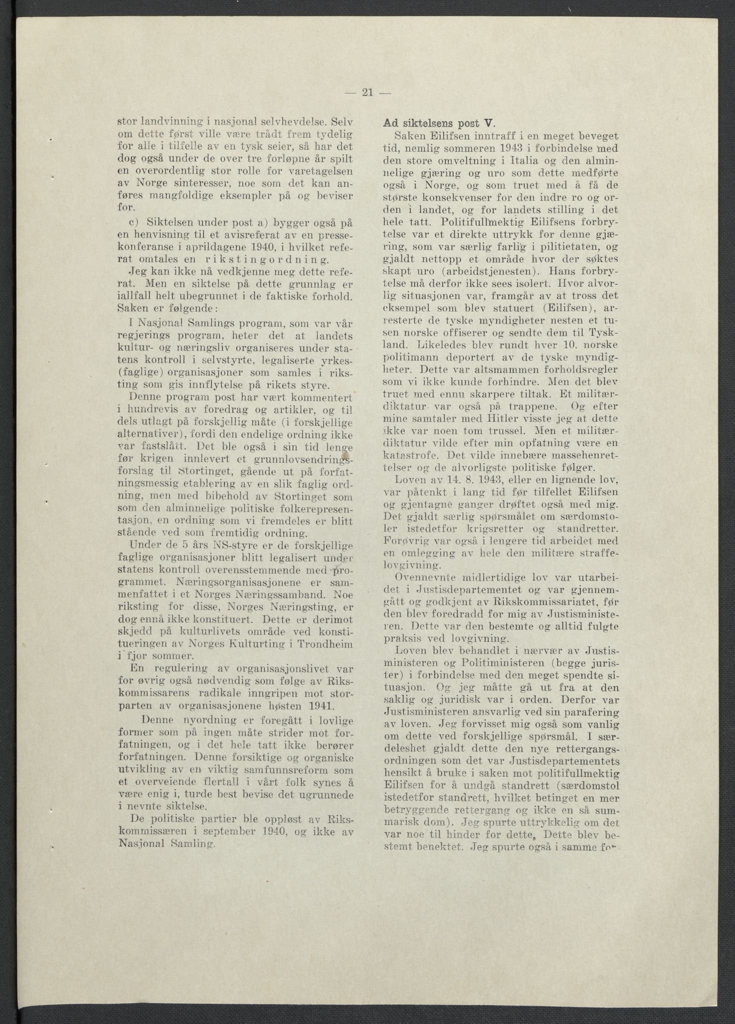 Landssvikarkivet, Oslo politikammer, AV/RA-S-3138-01/D/Da/L0003: Dnr. 29, 1945, p. 3401