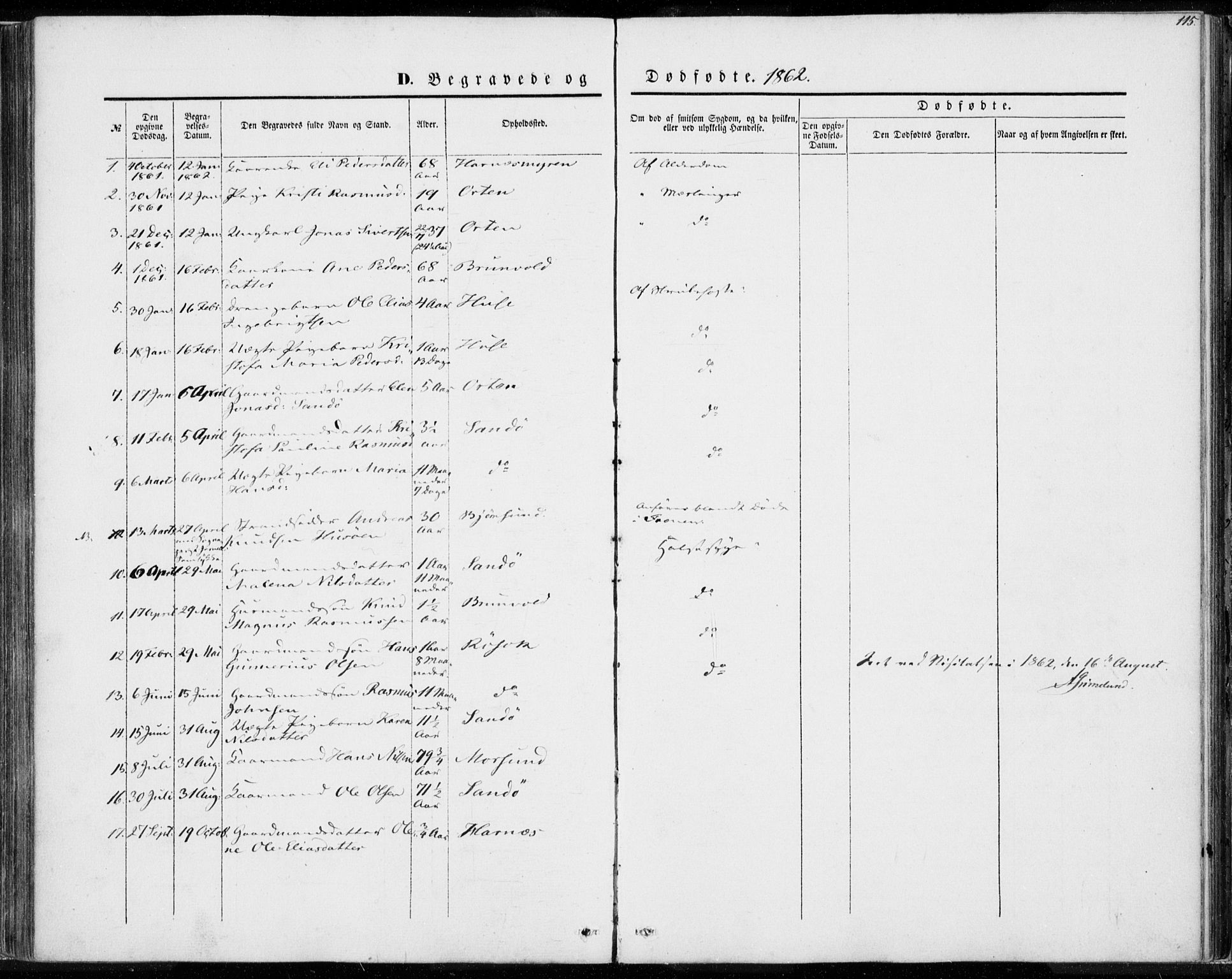 Ministerialprotokoller, klokkerbøker og fødselsregistre - Møre og Romsdal, AV/SAT-A-1454/561/L0728: Parish register (official) no. 561A02, 1858-1878, p. 115