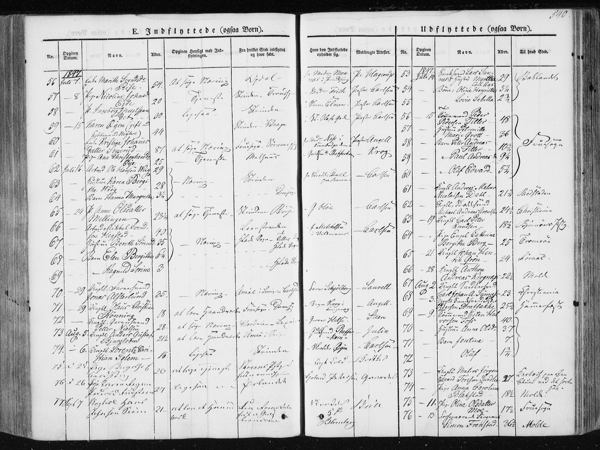 Ministerialprotokoller, klokkerbøker og fødselsregistre - Sør-Trøndelag, AV/SAT-A-1456/601/L0049: Parish register (official) no. 601A17, 1839-1847, p. 540