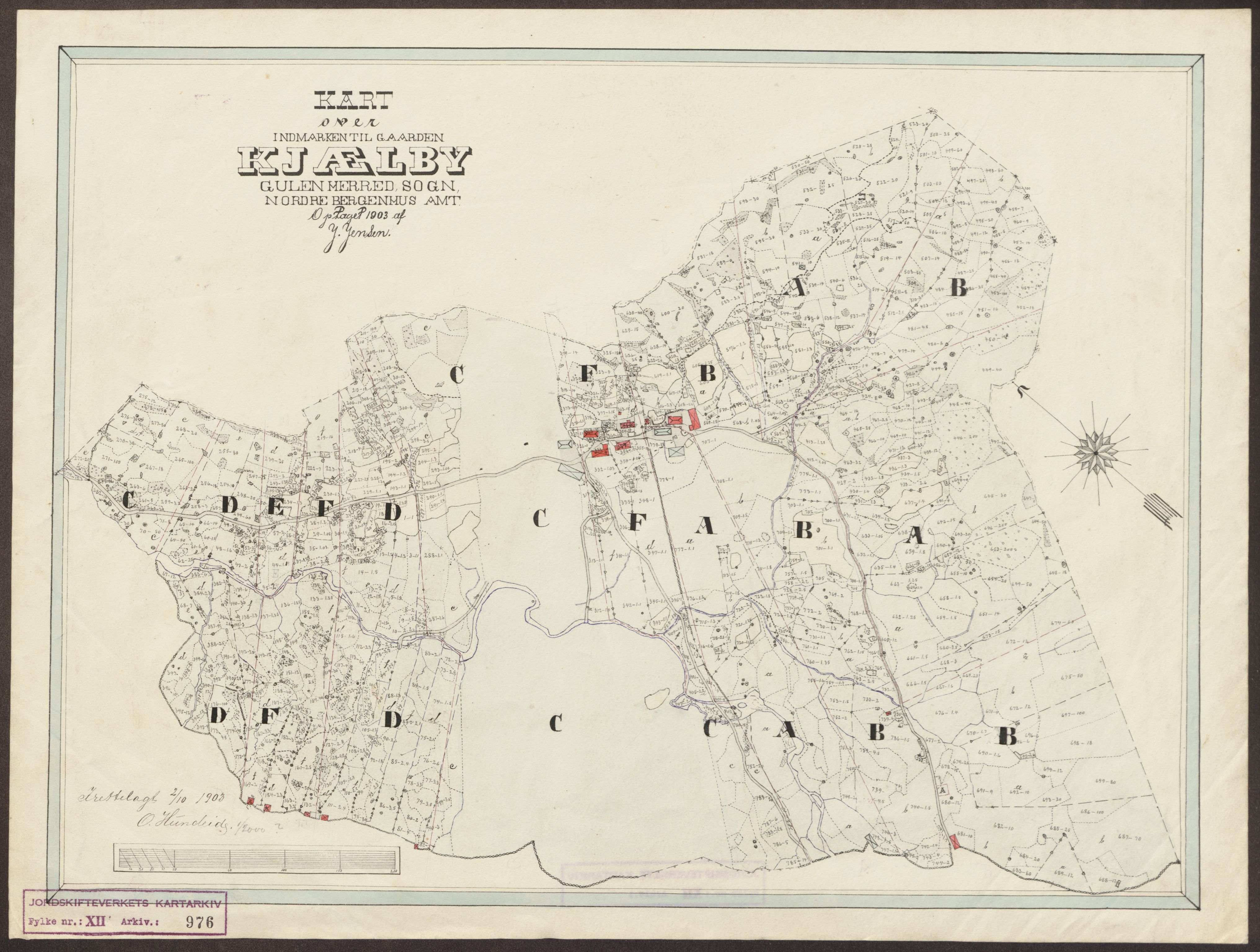 Jordskifteverkets kartarkiv, RA/S-3929/T, 1859-1988, p. 1113