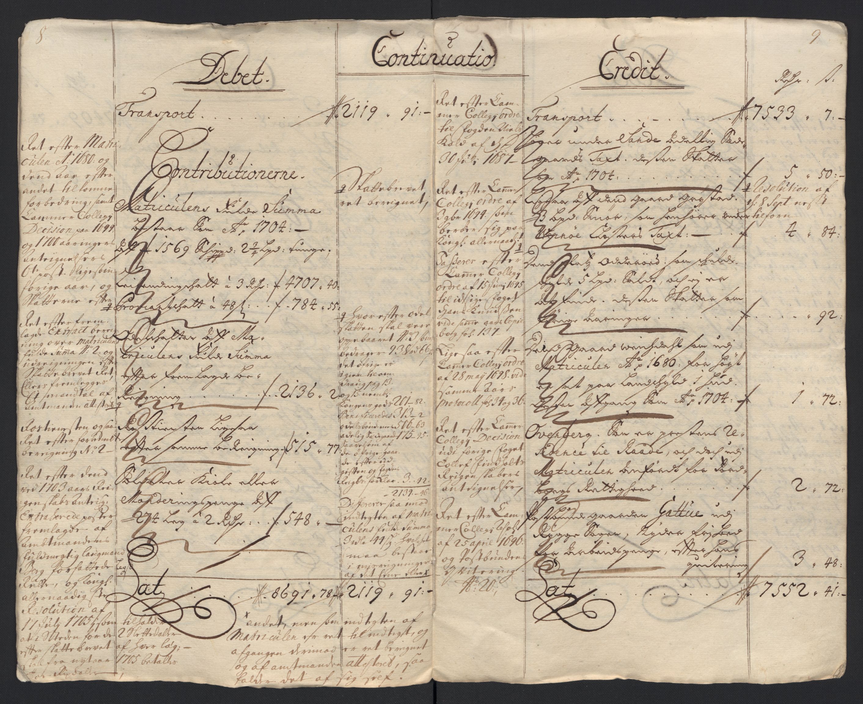 Rentekammeret inntil 1814, Reviderte regnskaper, Fogderegnskap, AV/RA-EA-4092/R04/L0133: Fogderegnskap Moss, Onsøy, Tune, Veme og Åbygge, 1705-1706, p. 17